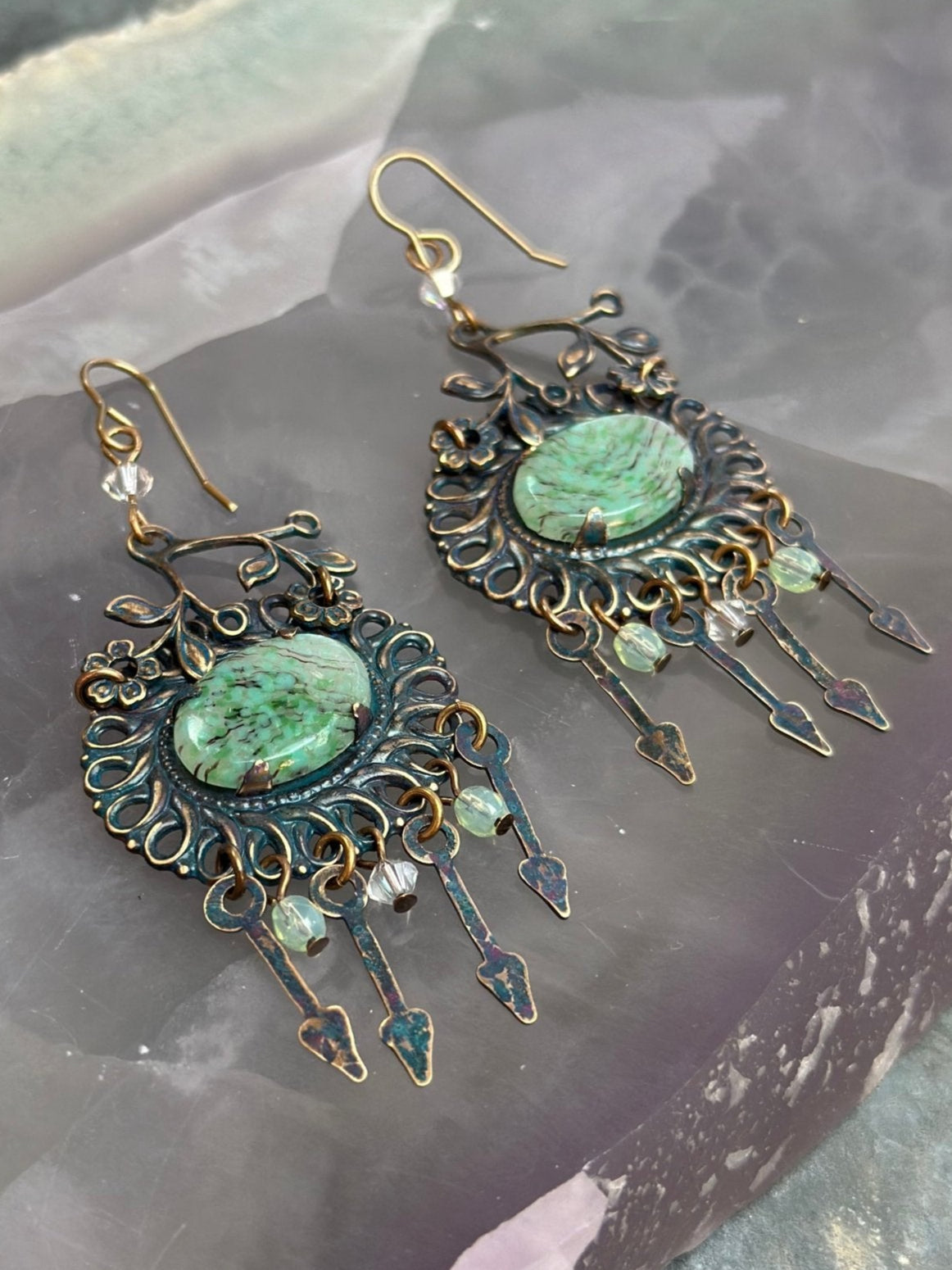 Garden Falls Earrings Kit - Vintaj Design - 3/19/25 - Vintaj Live Shop