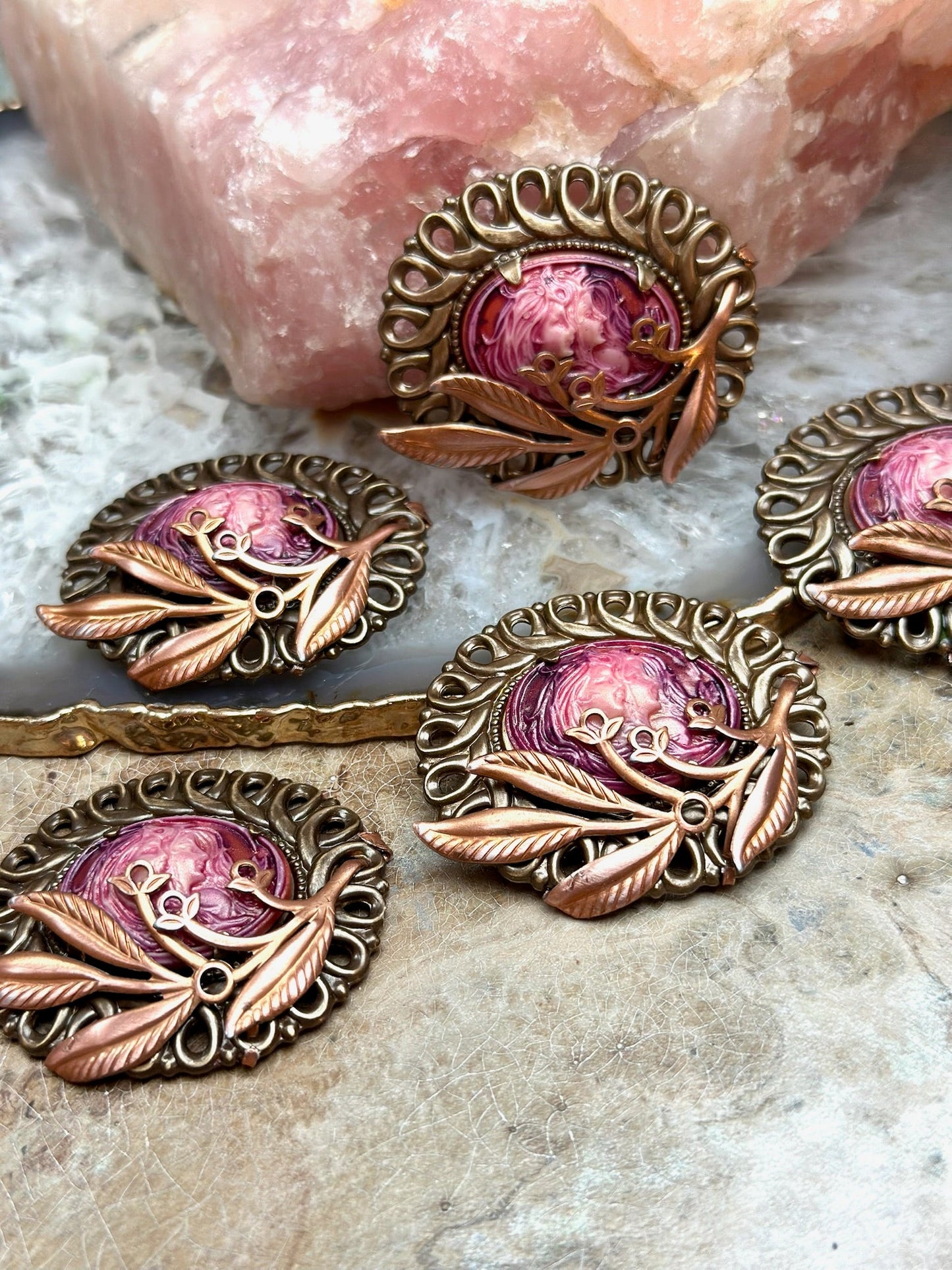 Blooming Friendship - 1 Finished Pendant - Vintaj Design - 1/22/25 - Vintaj Live Shop