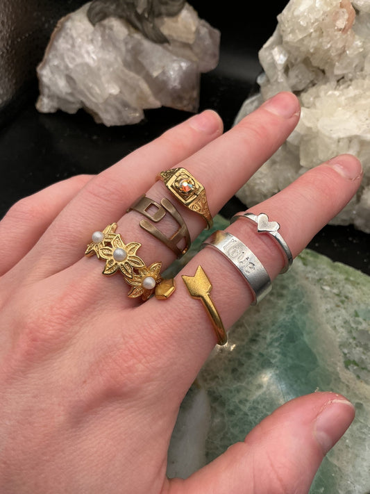 6 Mixed Metals Vintaj Ring Pack - VLS Idaho - 8/13/26 - Vintaj Live Shop ID