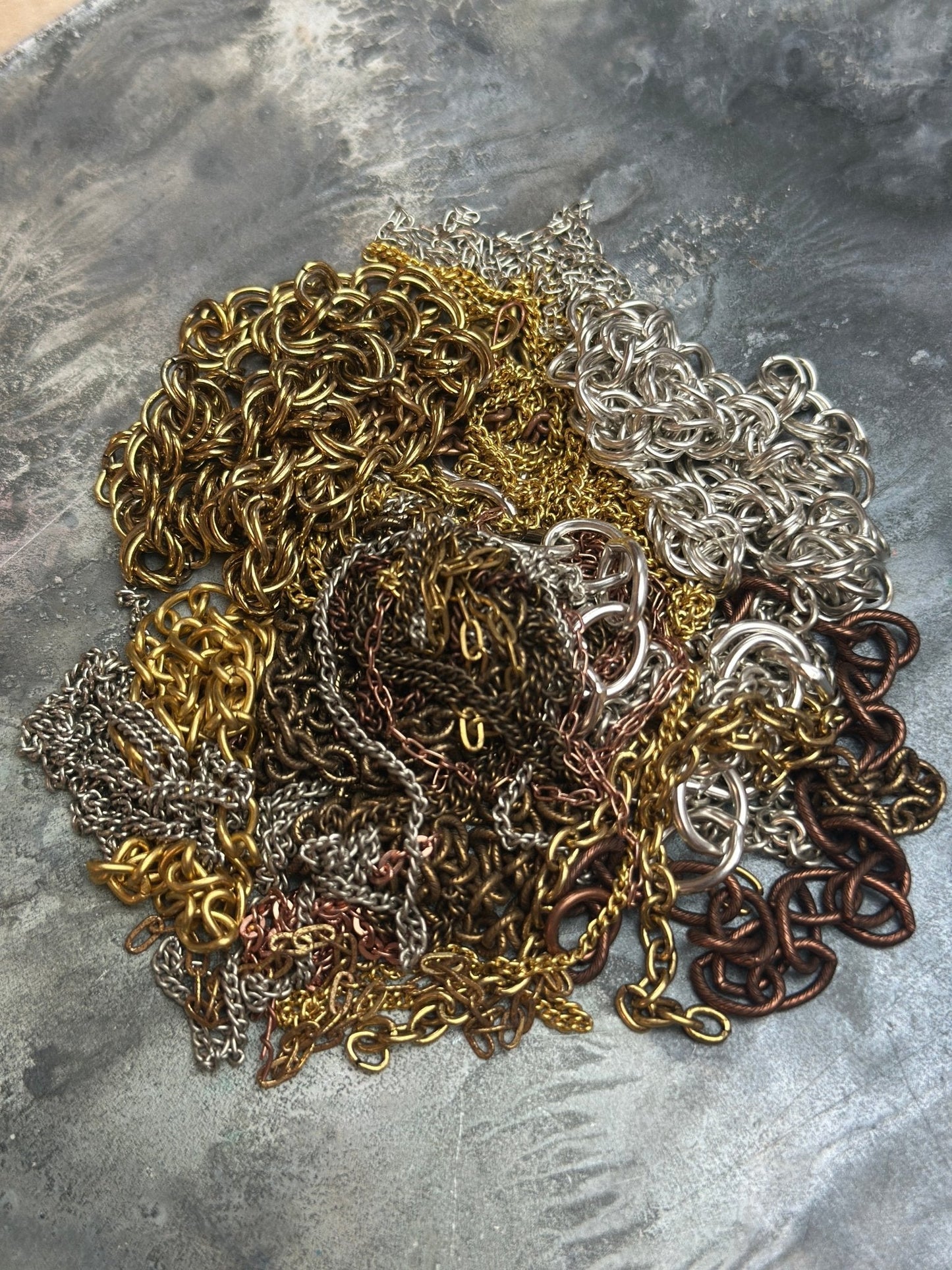 End of Spool Chain Cuts 4oz - Vintaj Design - 2/19/25 - Vintaj Live Shop
