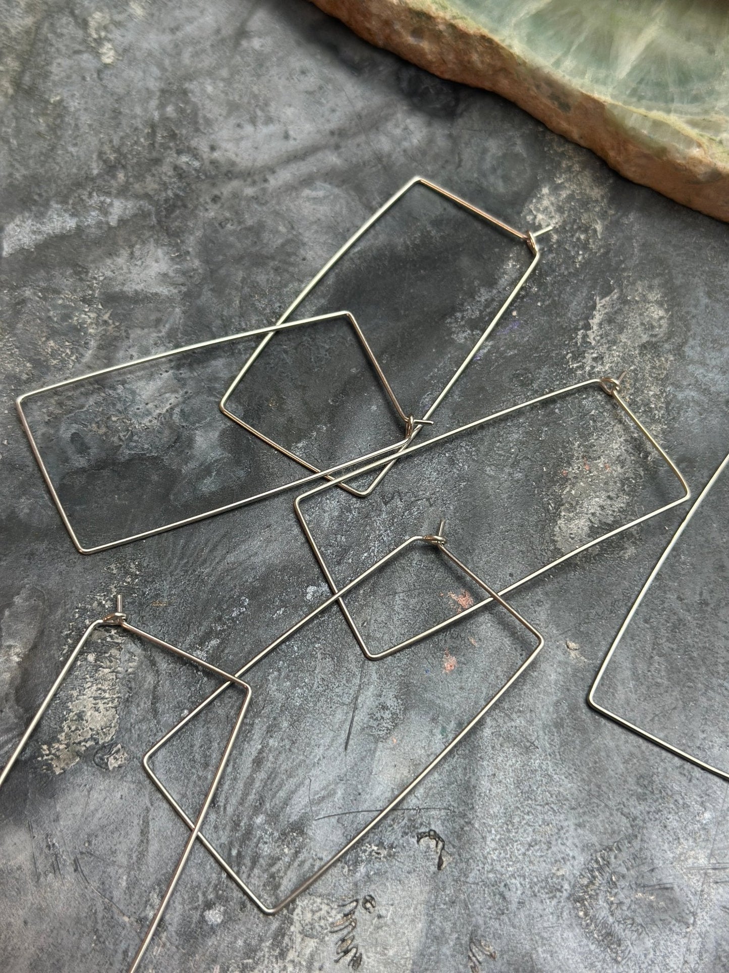 3 Pairs Silver Rectangle Earrings - Bulk Up - Vintaj Design - 2/19/25 - Vintaj Live Shop