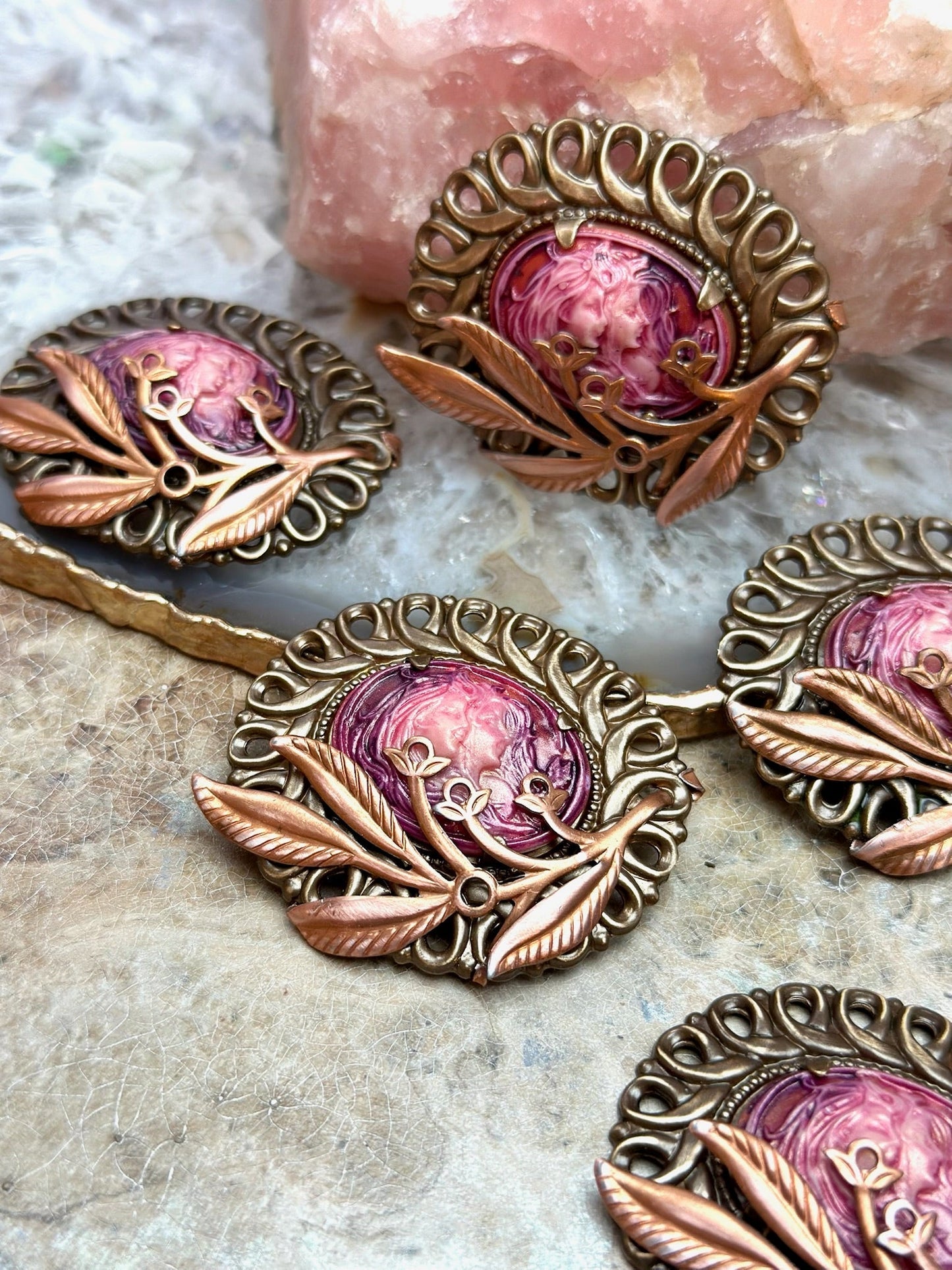 Blooming Friendship - 1 Finished Pendant - Vintaj Design - 1/22/25 - Vintaj Live Shop