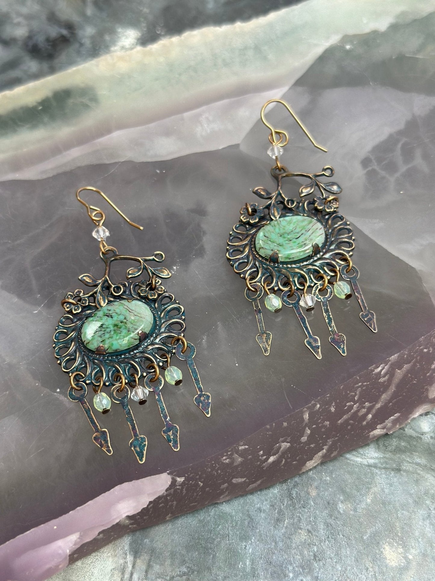Garden Falls Earrings Kit - Vintaj Design - 3/19/25 - Vintaj Live Shop
