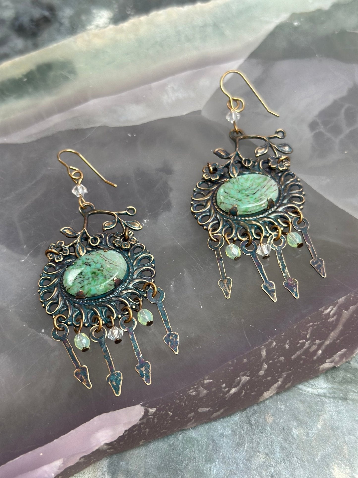 Garden Falls Earrings Kit - Vintaj Design - 3/19/25 - Vintaj Live Shop