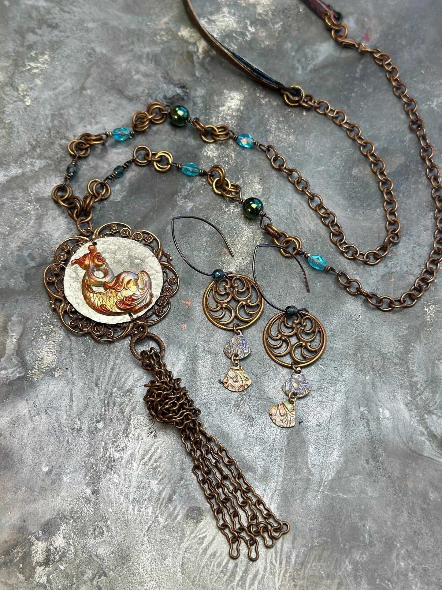 Mystic Talisman Necklace, Earrings Kit - Vintaj Design - 2/12/25 - Vintaj Live Shop