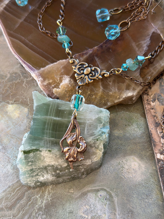 Briar Vale - Vintage Necklace Earrings Kit - Idaho Vintaj Design - 6/11/2025
