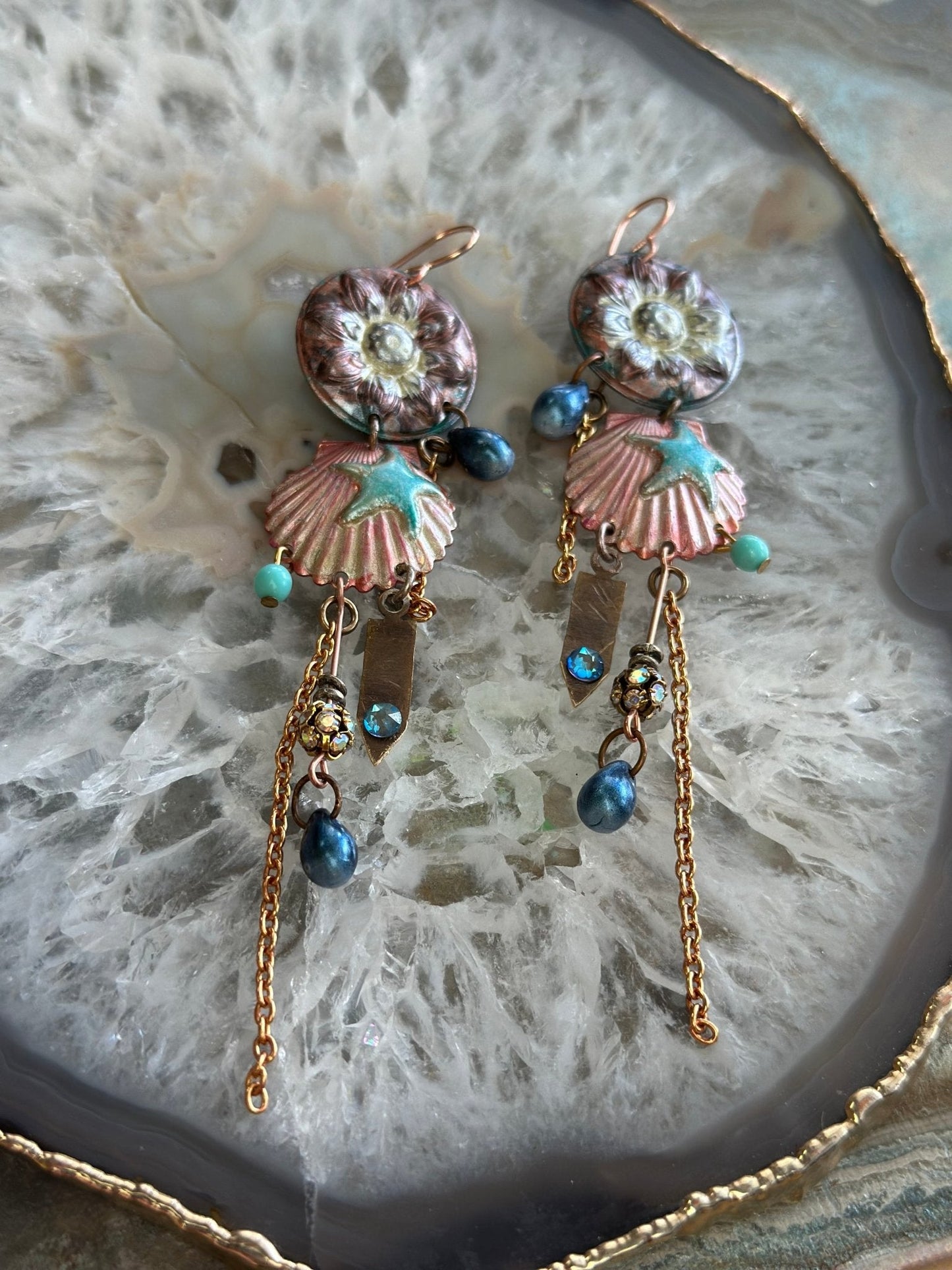 Sea Capsule Earrings Kit - Vintaj Design - 4/2/2025 - Vintaj Live Shop