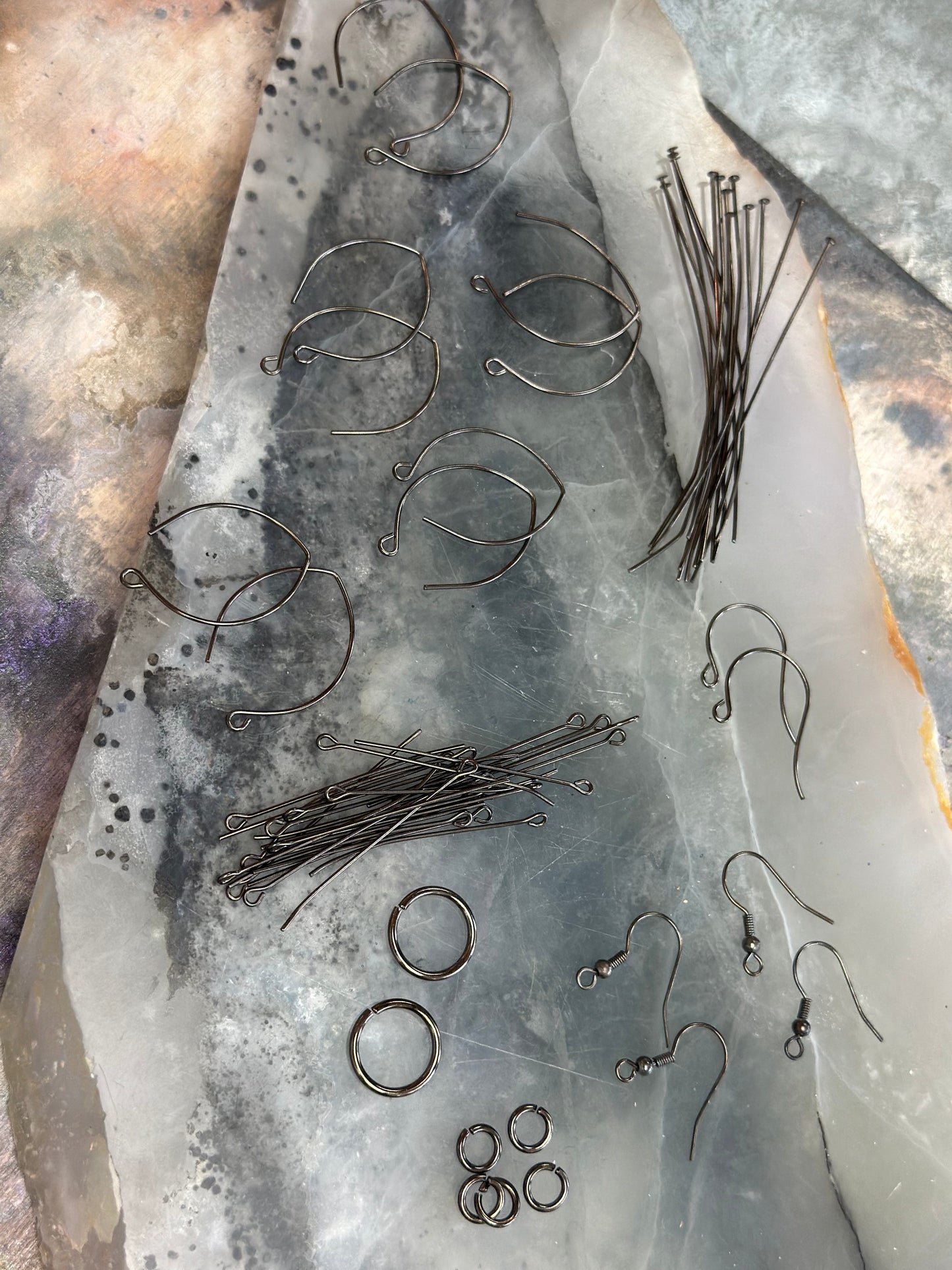 Hematite Findings Variety Pack - Vintaj Design - 4/9/2025