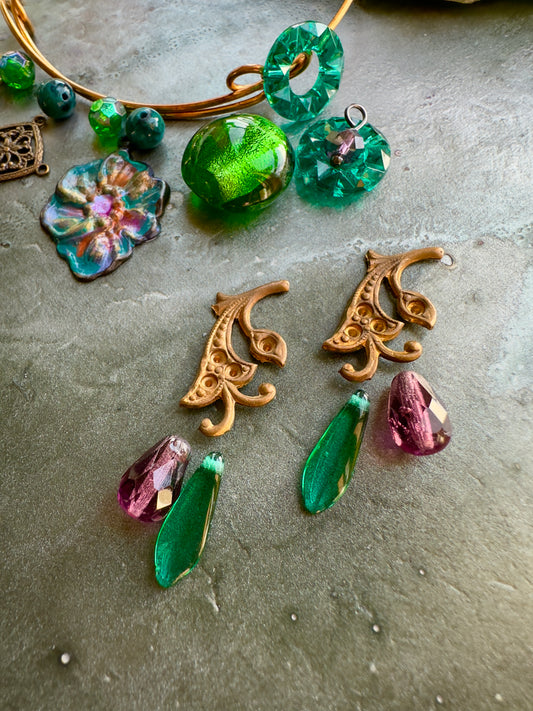 Venetian Plume - Bracelet Earrings Inspo Pack - Vintaj Idaho - 12/11/2025