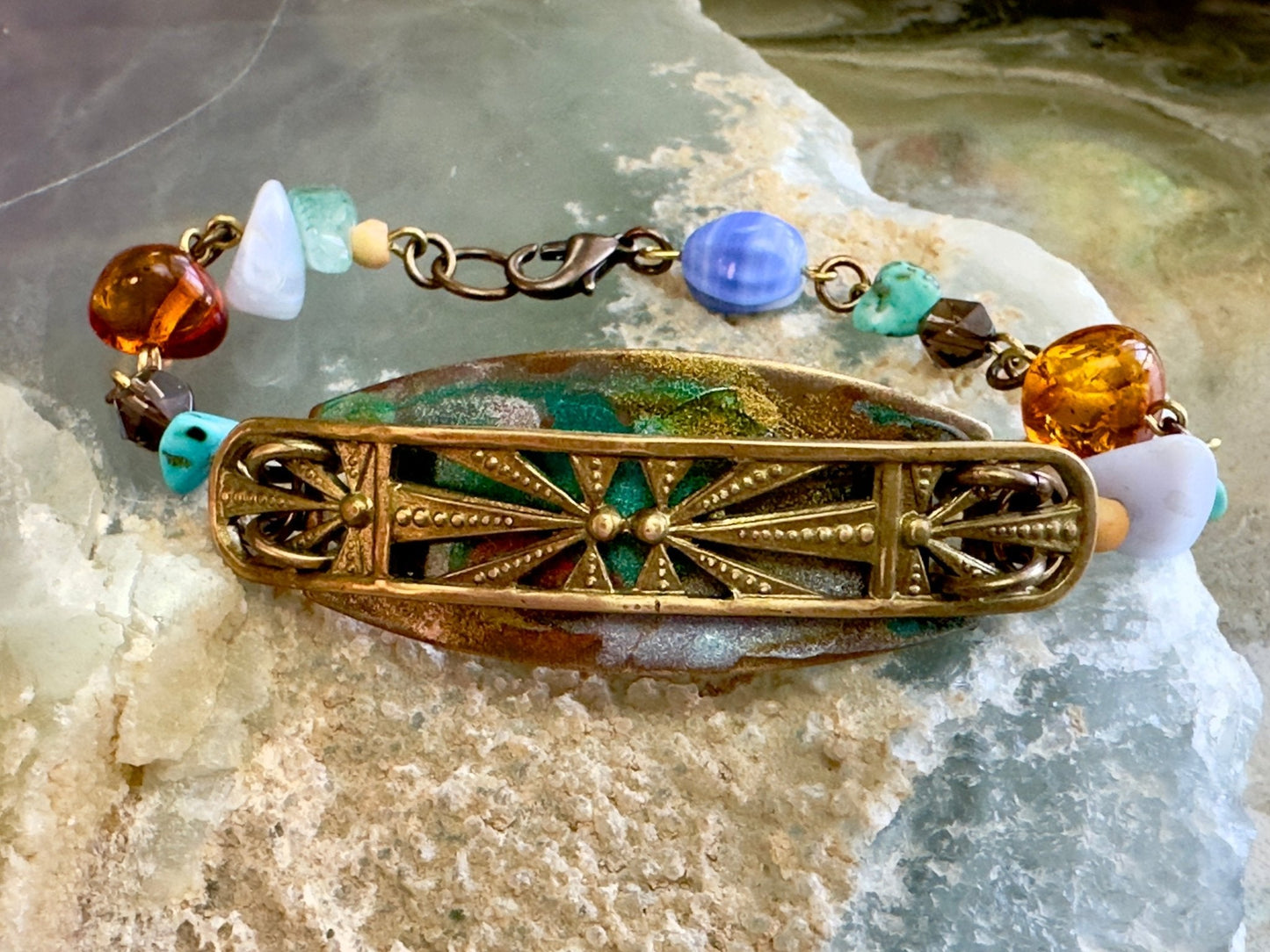 Earth & Gem - Gemstone Layered Bracelet Kit - Vintaj Design - 4/23/2025 - Vintaj Live Shop