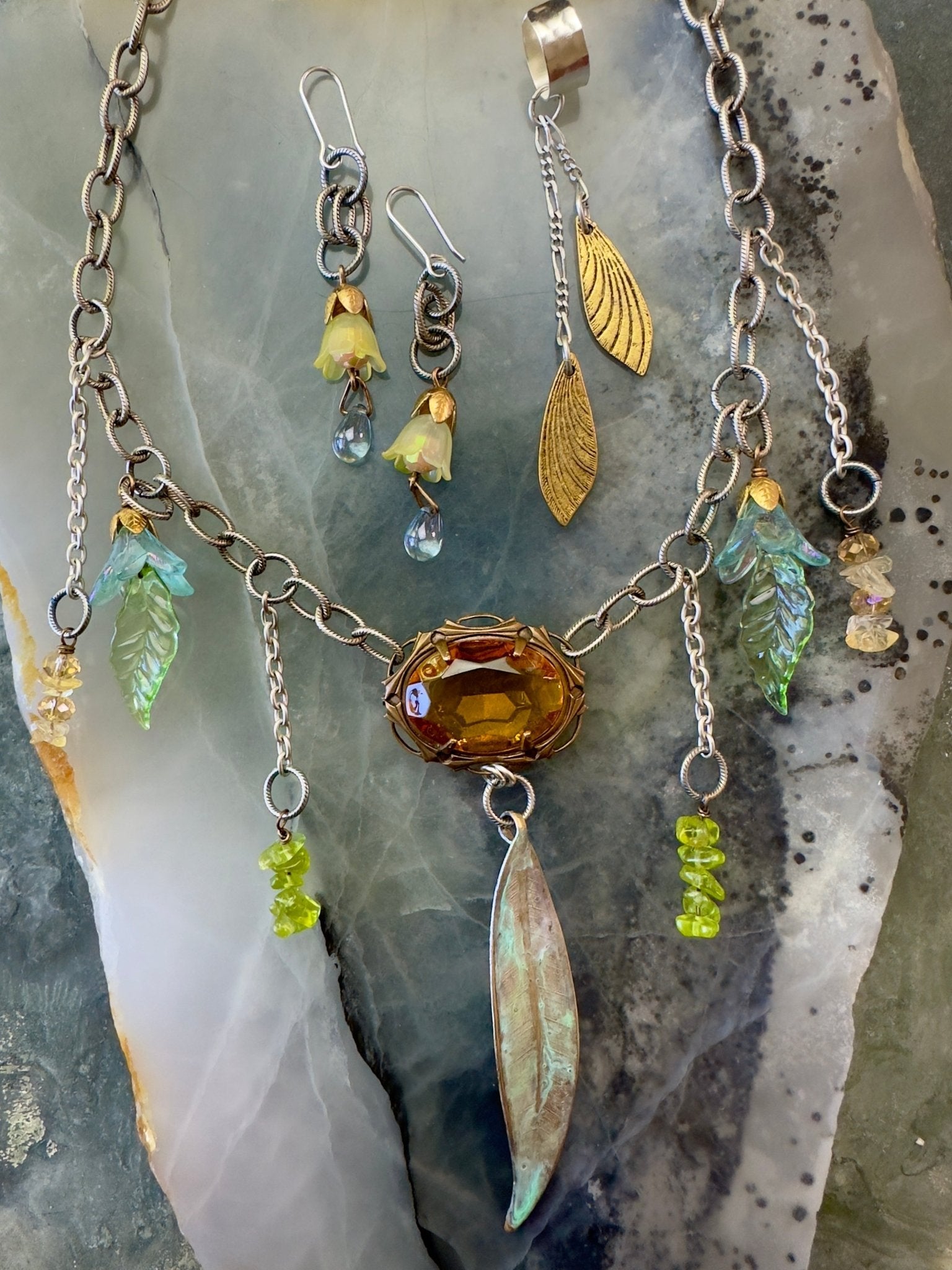 Elfin Reflection Necklace Cuff Earrings Kit - Vintaj Design - 4/24/24 - Vintaj Live Shop