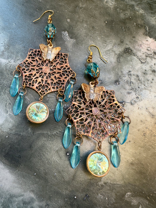 Wandering Goddess - Vintage Earrings Kit - Vintaj Idaho Design - 9/22/2025