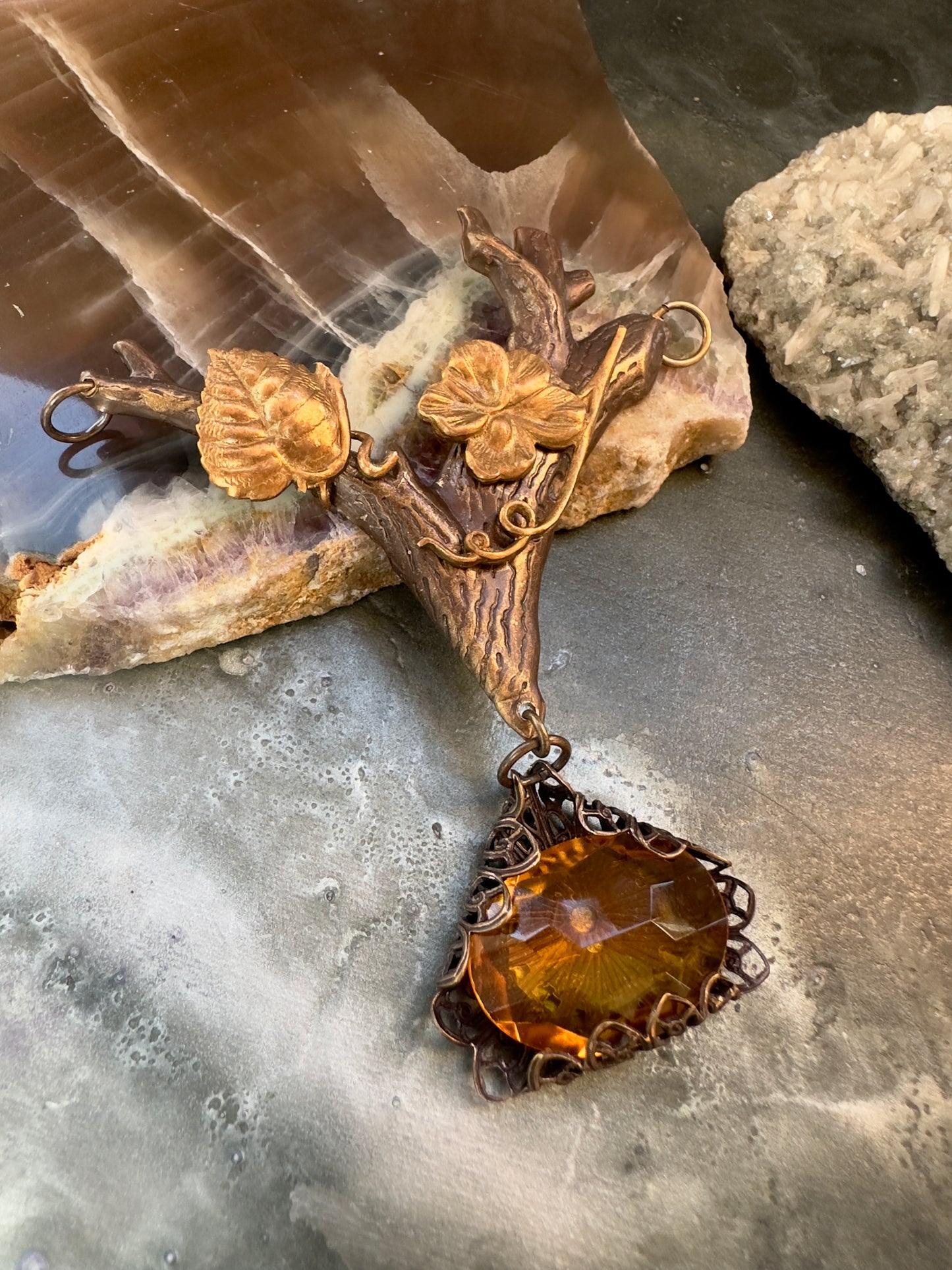 Enchanted Ember - Vintage Pendant Kit - Vintaj Idaho Design - 10/22/2025