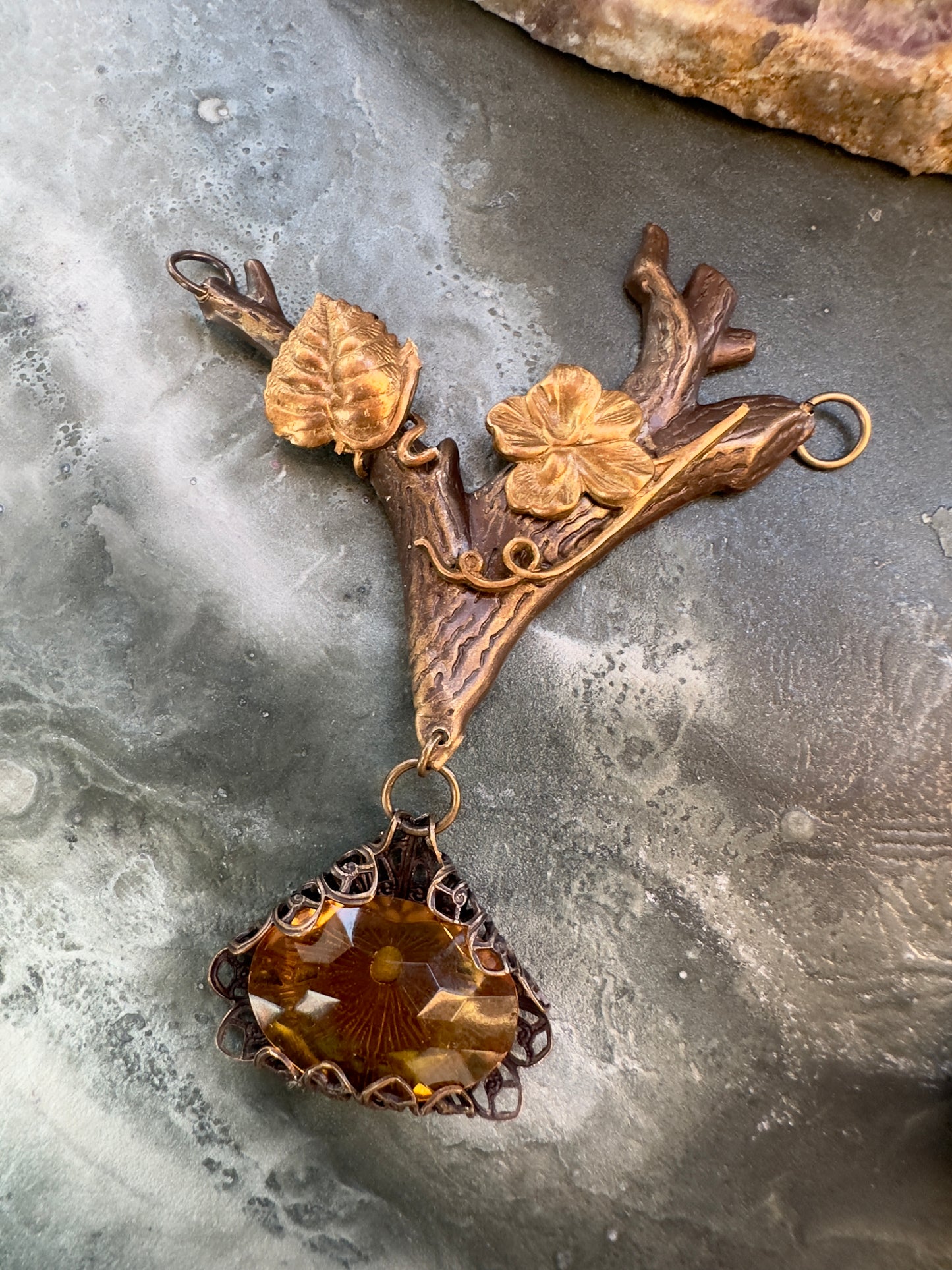 Enchanted Ember - Vintage Pendant Kit - Vintaj Idaho Design - 10/22/2025