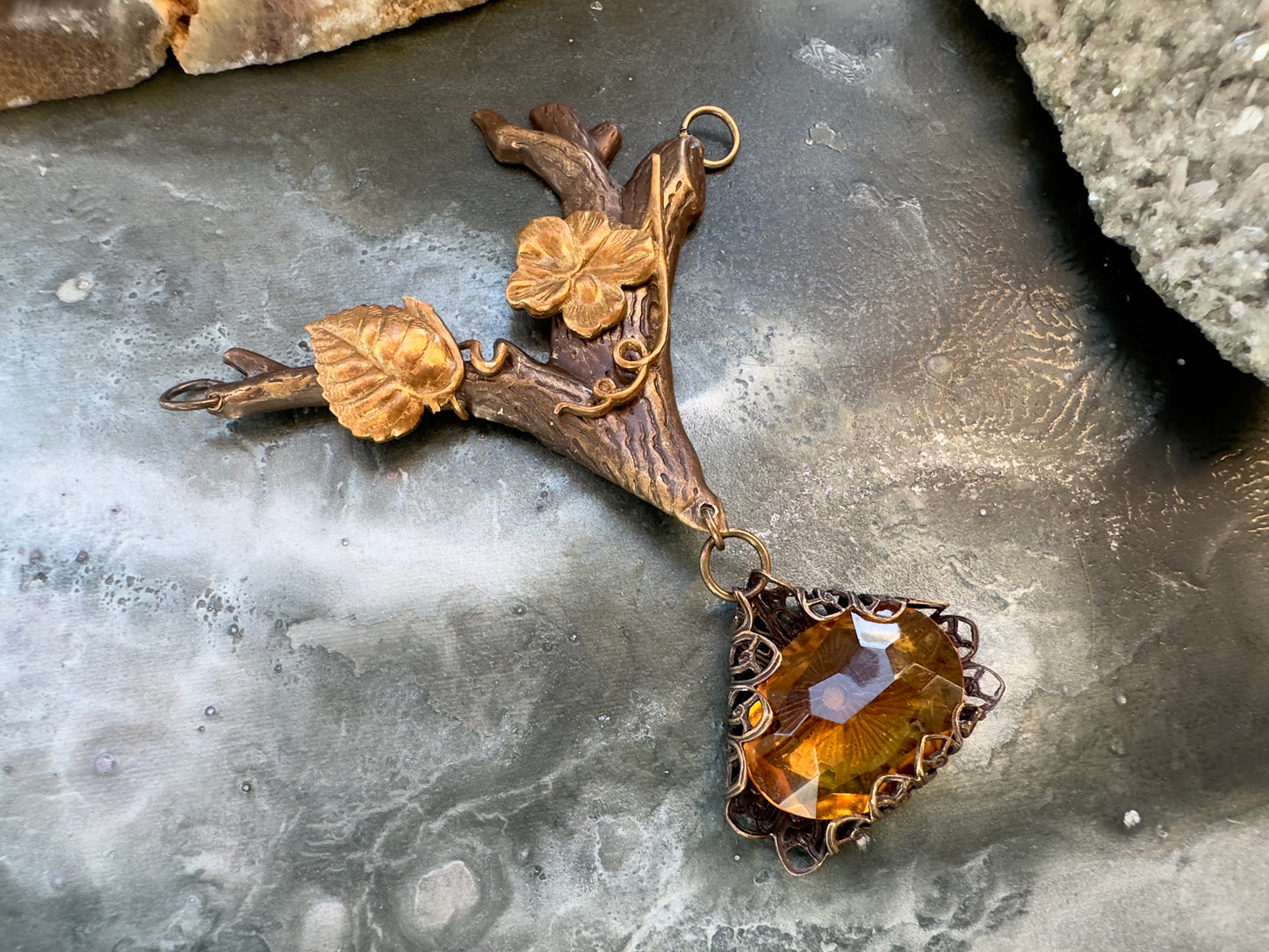 Enchanted Ember - Vintage Pendant Kit - Vintaj Idaho Design - 10/22/2025