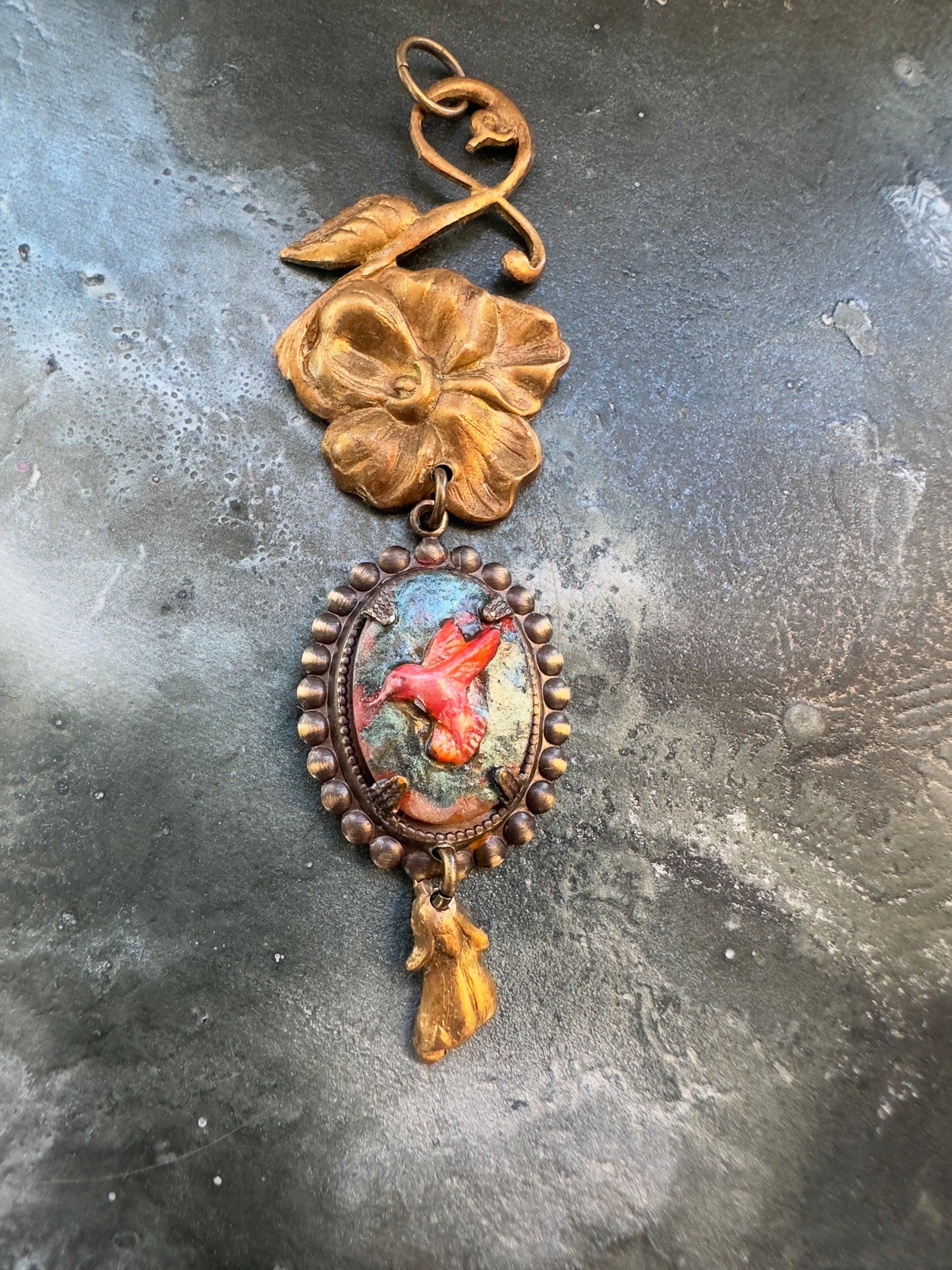 Fire Song - Vintage Pendant Kit - Vintaj Idaho Design - 10/22/2025