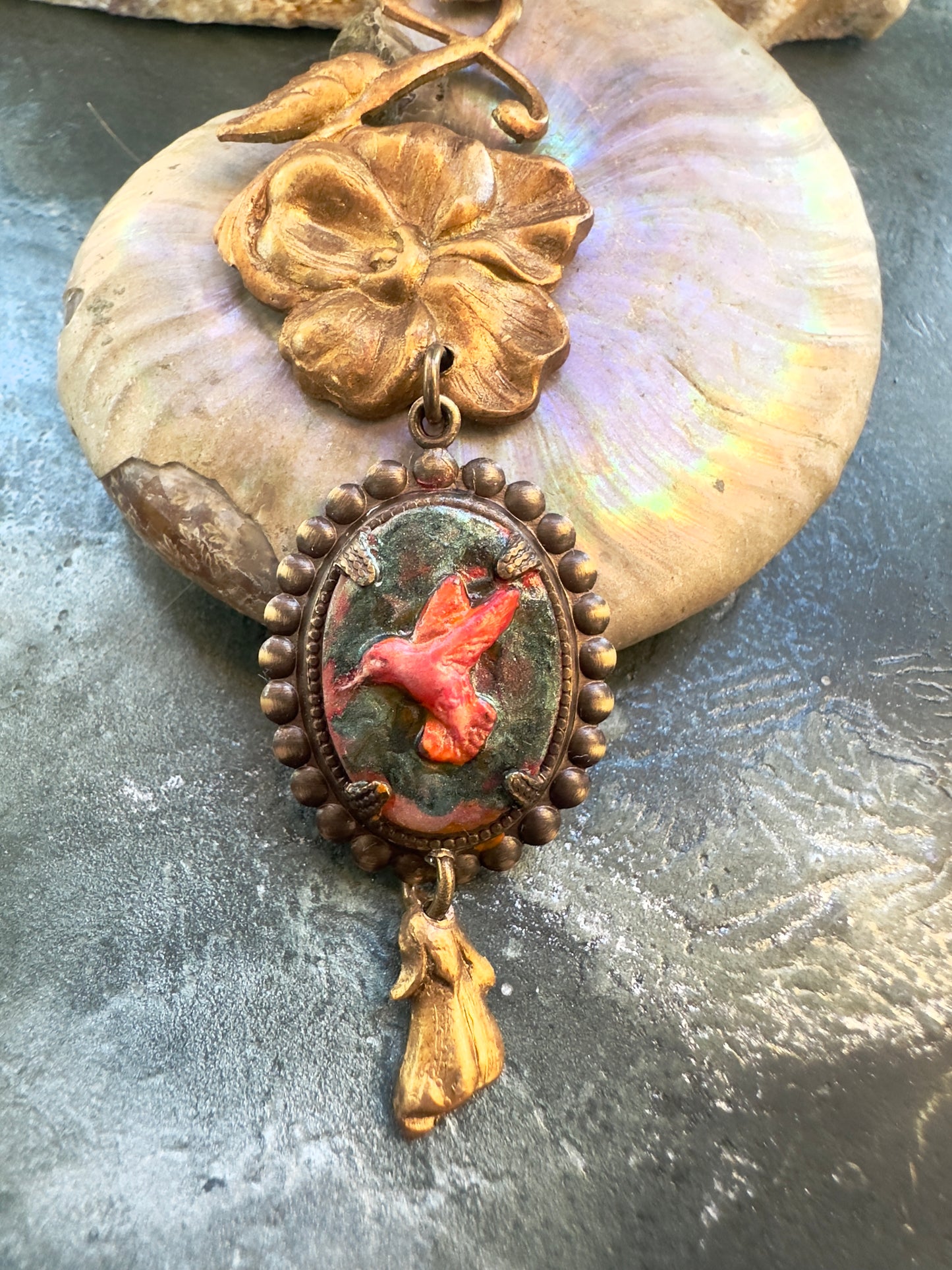 Fire Song - Vintage Pendant Kit - Vintaj Idaho Design - 10/22/2025