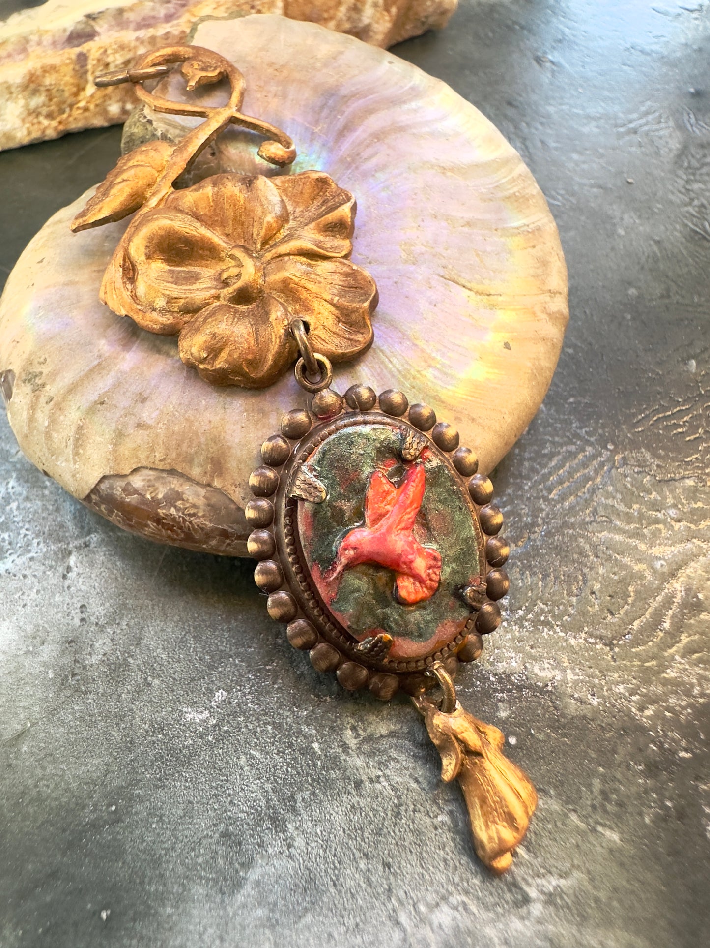 Fire Song - Vintage Pendant Kit - Vintaj Idaho Design - 10/22/2025