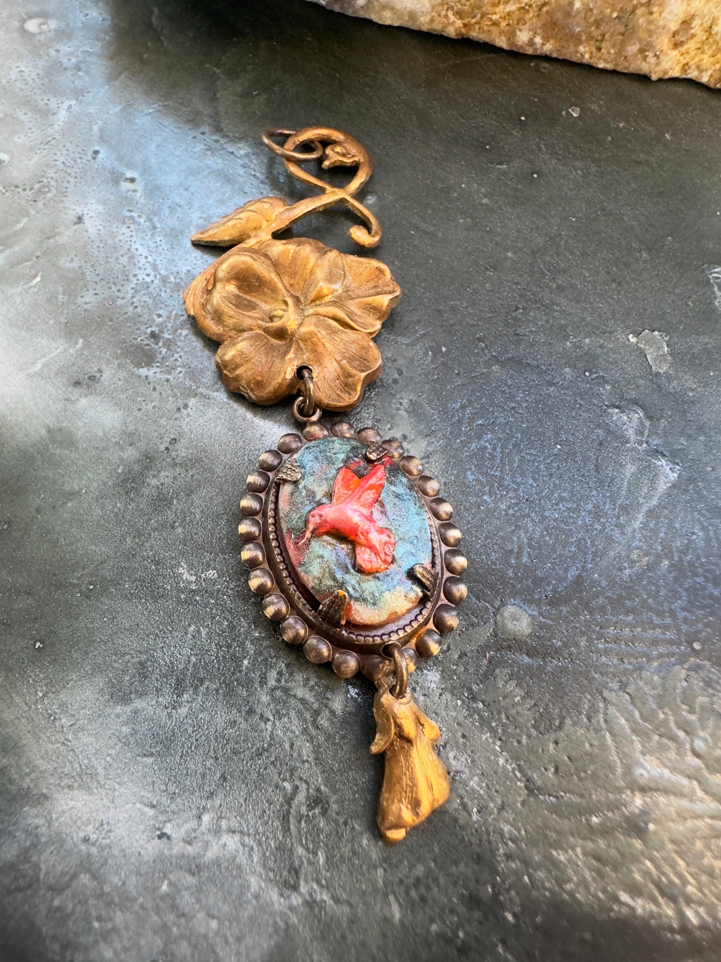 Fire Song - Vintage Pendant Kit - Vintaj Idaho Design - 10/22/2025