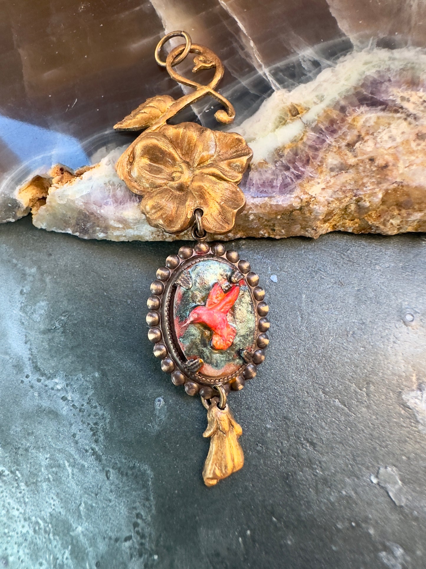Fire Song - Vintage Pendant Kit - Vintaj Idaho Design - 10/22/2025
