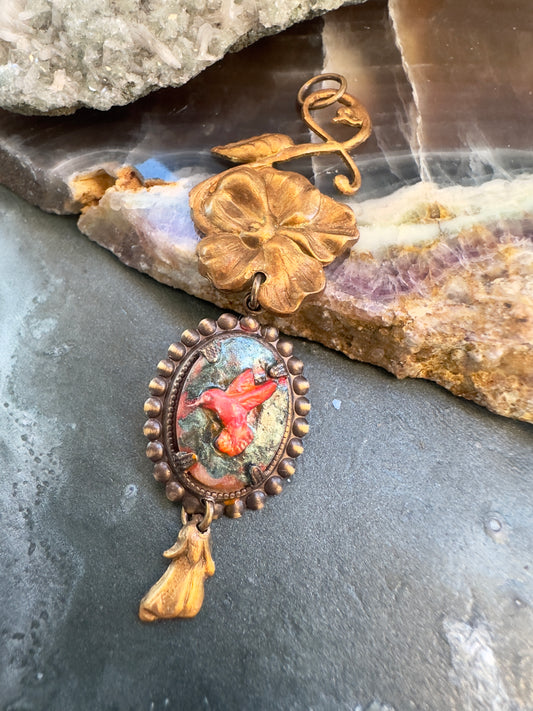 Fire Song - Vintage Pendant Kit - Vintaj Idaho Design - 10/22/2025