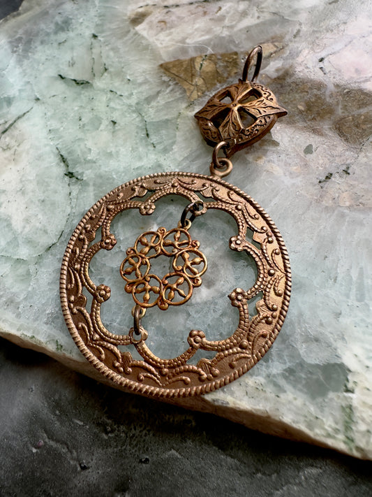 Complete Pendant Parts w/ Findings - Vintaj Idaho - 01/07/2026