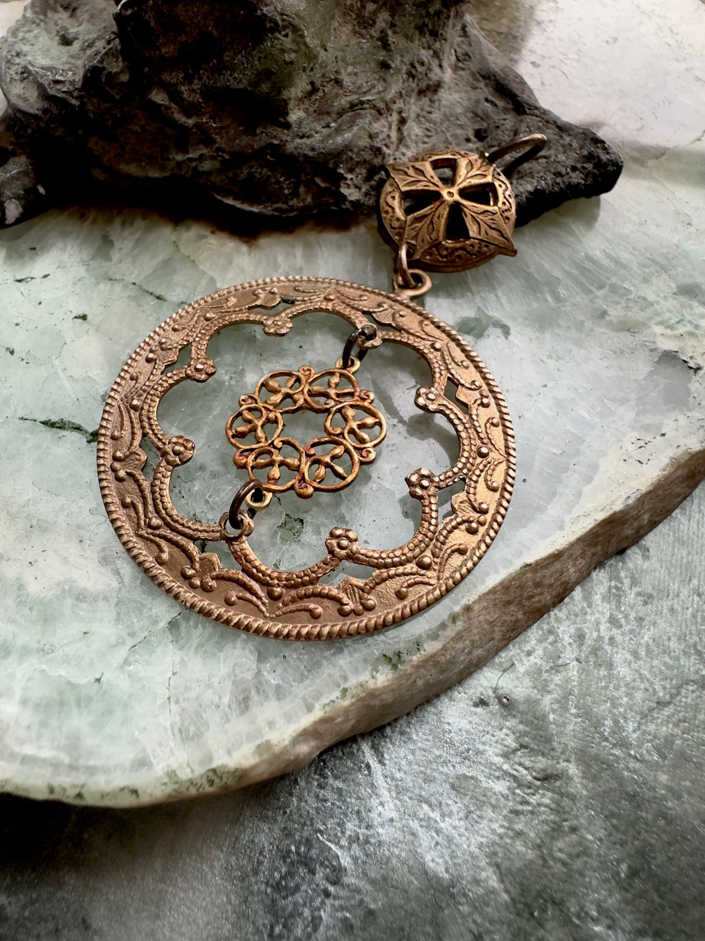 Complete Pendant Parts w/ Findings - Vintaj Idaho - 01/07/2026