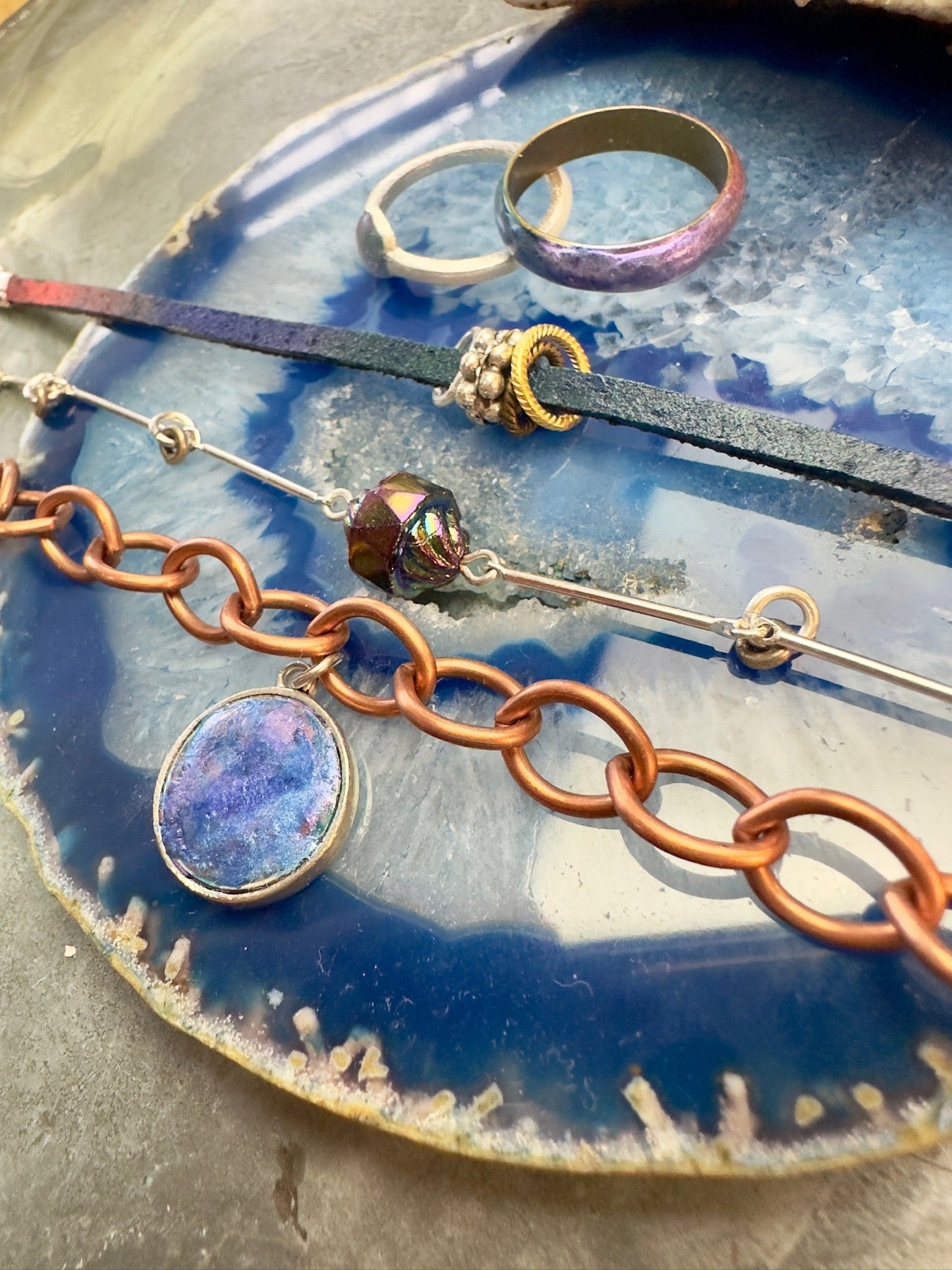 Orions Belt Bracelet & Ring Stack Kit - Vintaj Design - 1/15/25