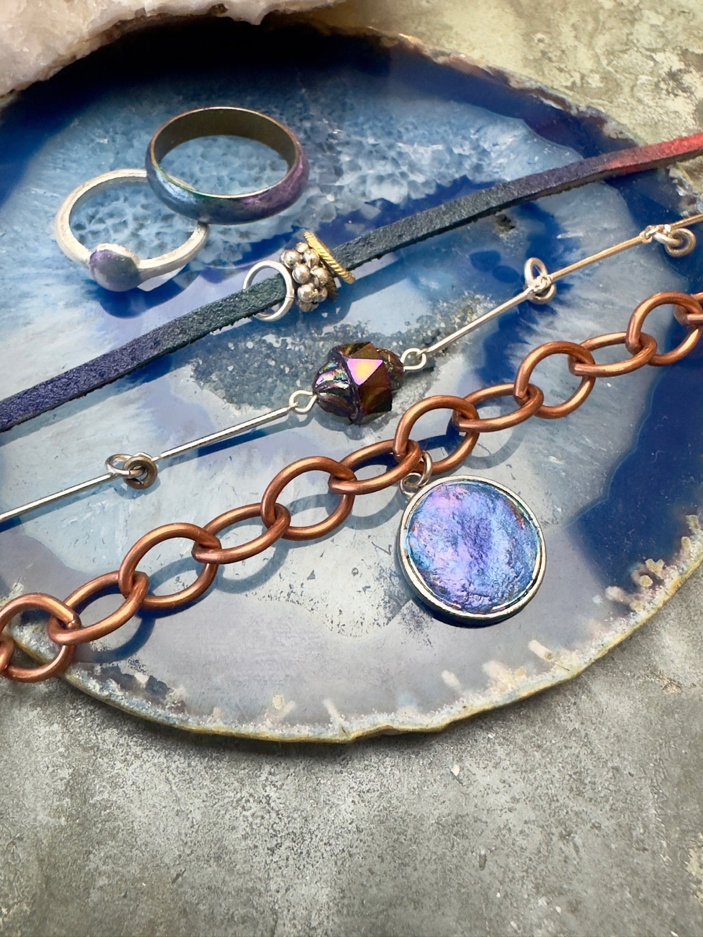 Orions Belt Bracelet & Ring Stack Kit - Vintaj Design - 1/15/25
