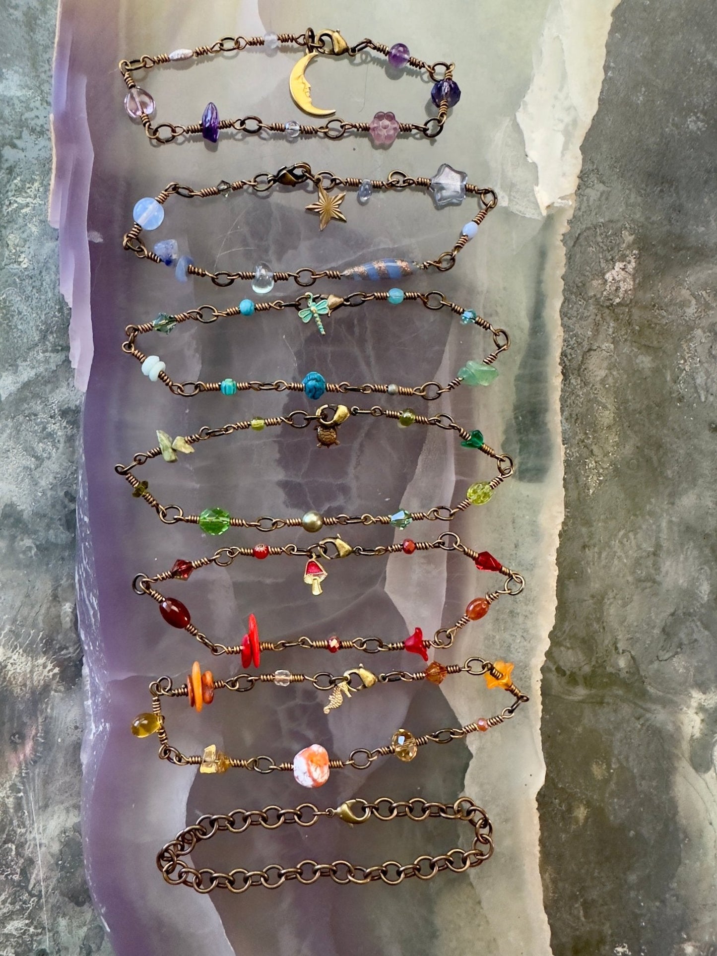 Wandering Wishes 7 Bracelets Kit & Extender - Vintaj Design - 6/5/24 - Vintaj Live Shop