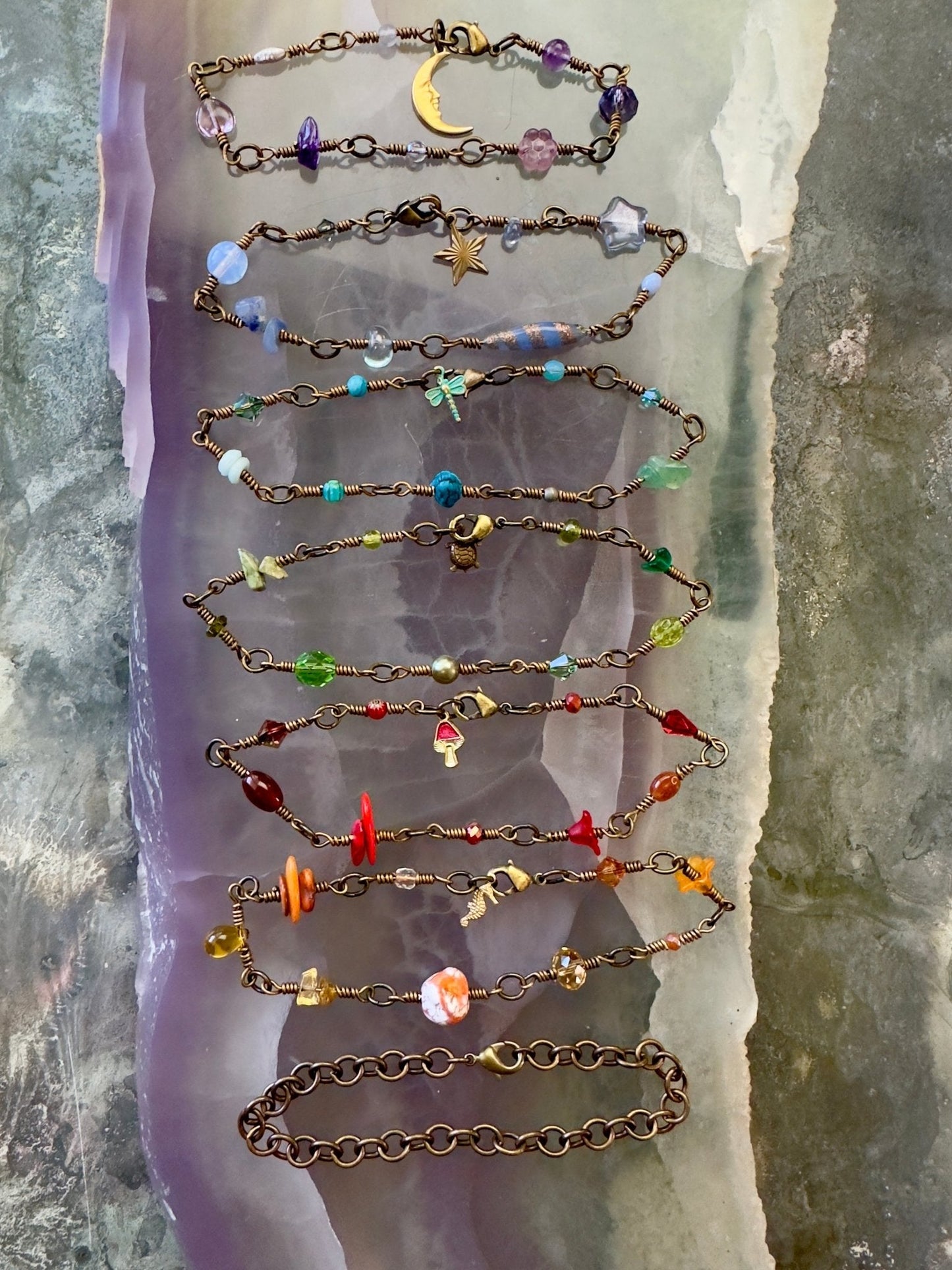 Wandering Wishes 7 Bracelets Kit & Extender - Vintaj Design - 6/5/24 - Vintaj Live Shop