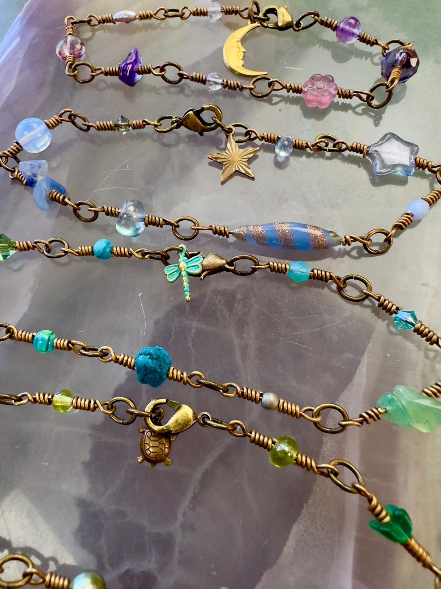 Wandering Wishes 7 Bracelets Kit & Extender - Vintaj Design - 6/5/24 - Vintaj Live Shop