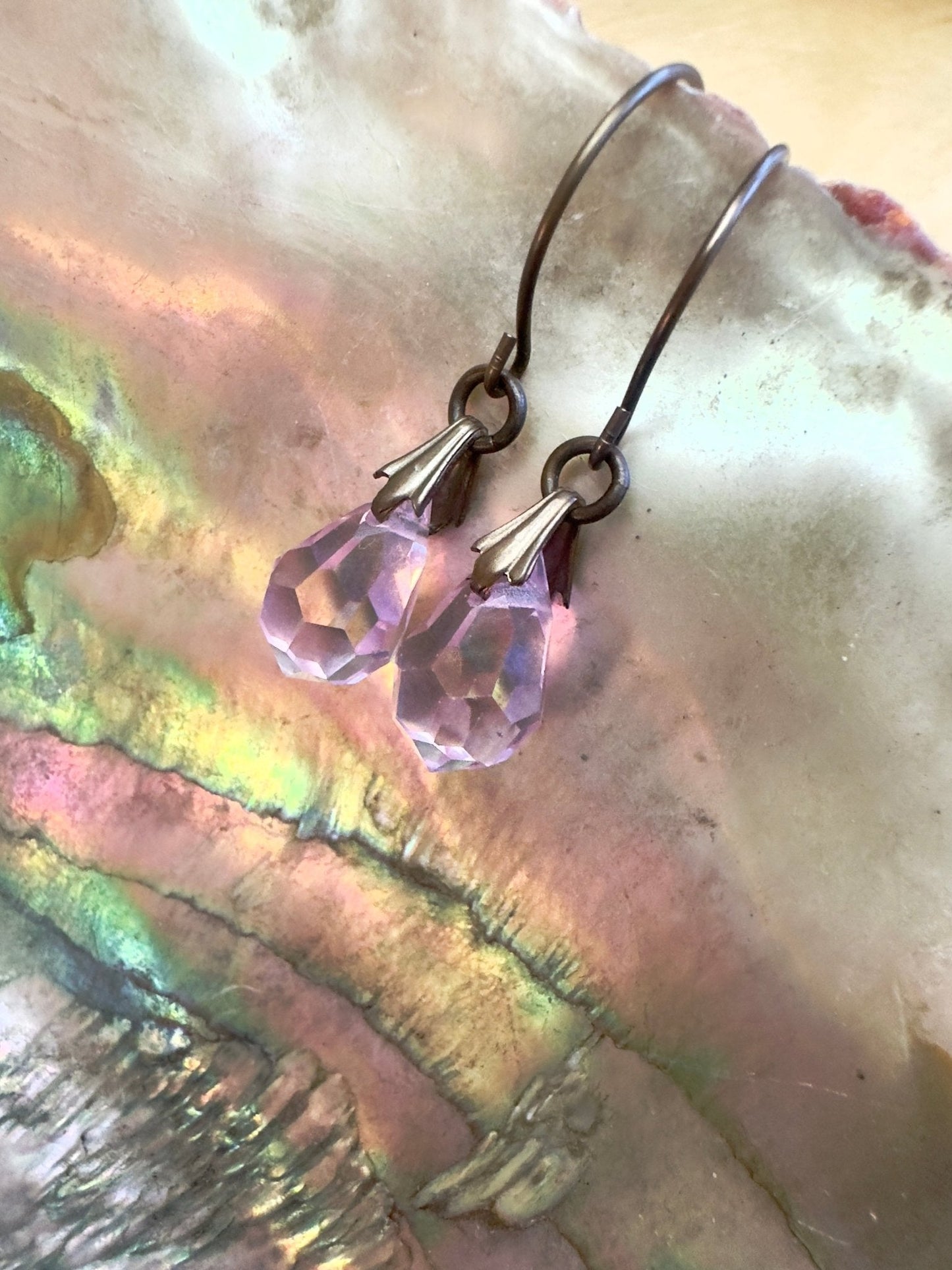 2 Pair Pink Bohemia Earrings - 1 - 22 - 2025 - Vintaj Live Shop