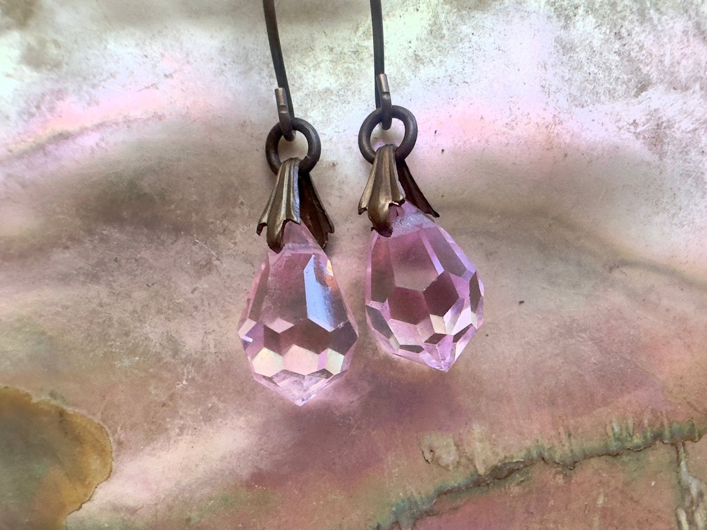 2 Pair Pink Bohemia Earrings - 1 - 22 - 2025 - Vintaj Live Shop
