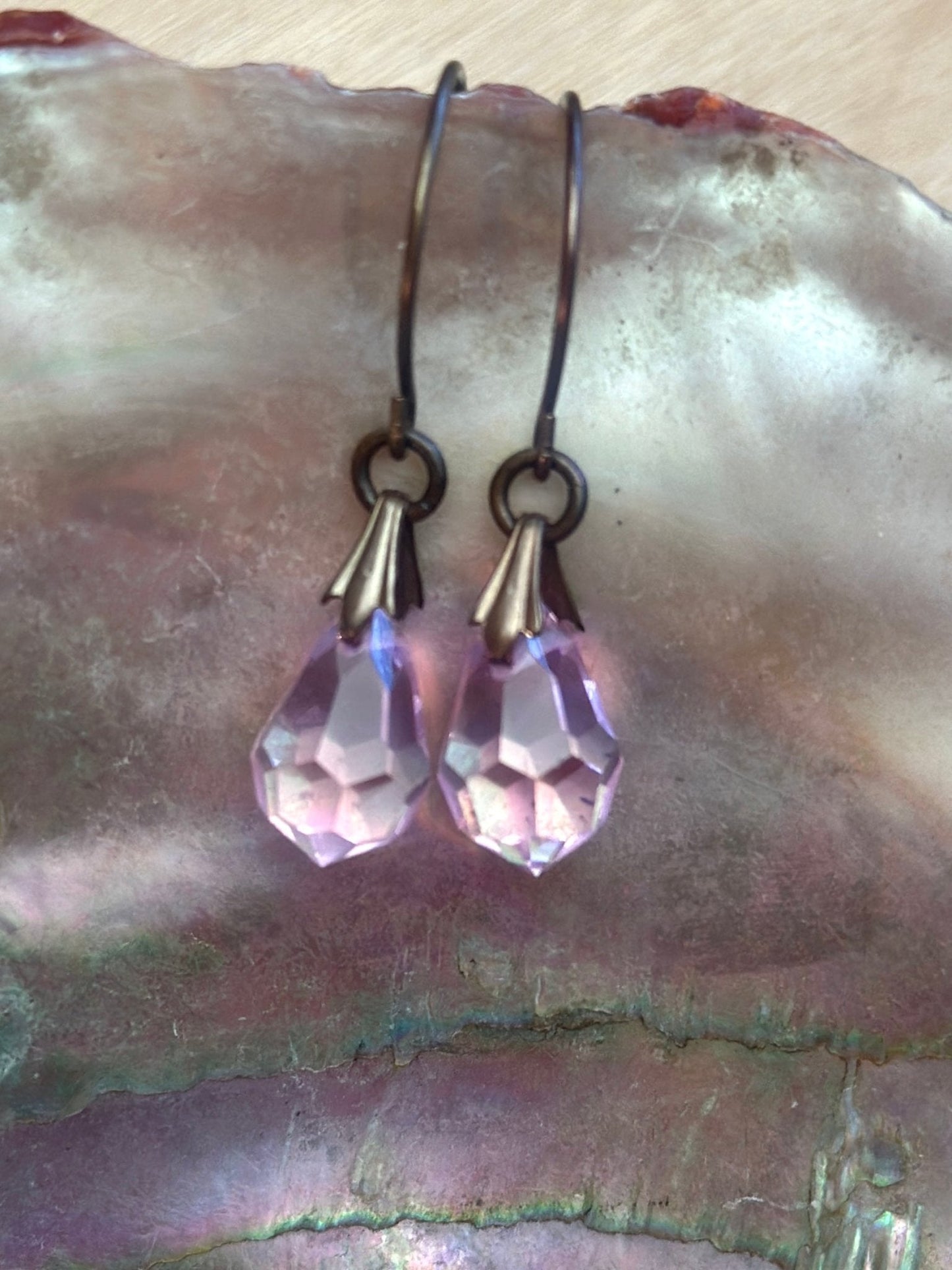 2 Pair Pink Bohemia Earrings - 1 - 22 - 2025 - Vintaj Live Shop