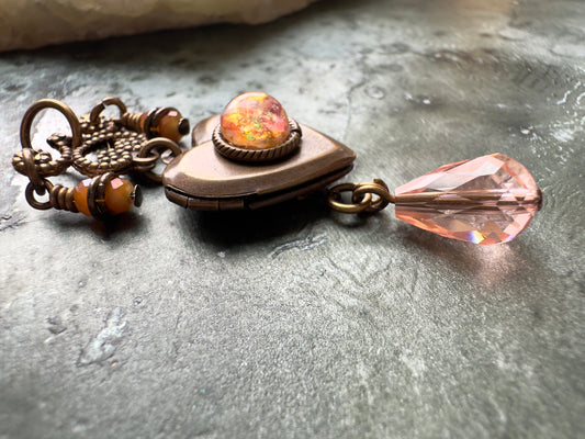 Thorn Maiden’s Heart - Vintage Drop Pendant Kit - Vintaj Idaho Design - 11/5/2025