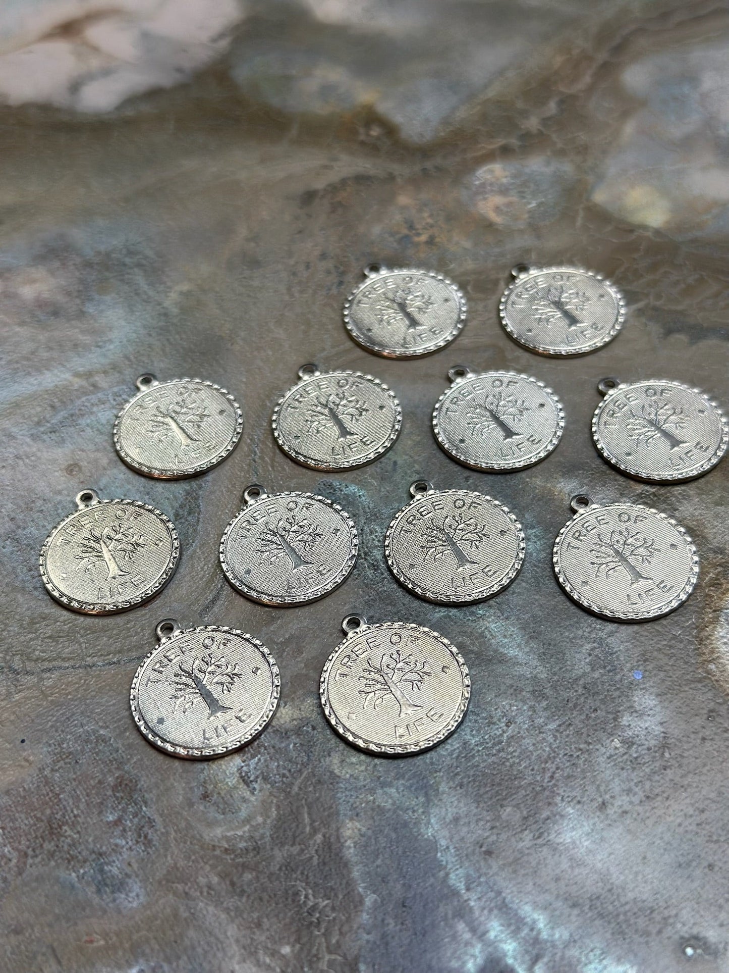 12 Pcs Tree of Life - BULK UP - Vintaj Design - 1/8/25