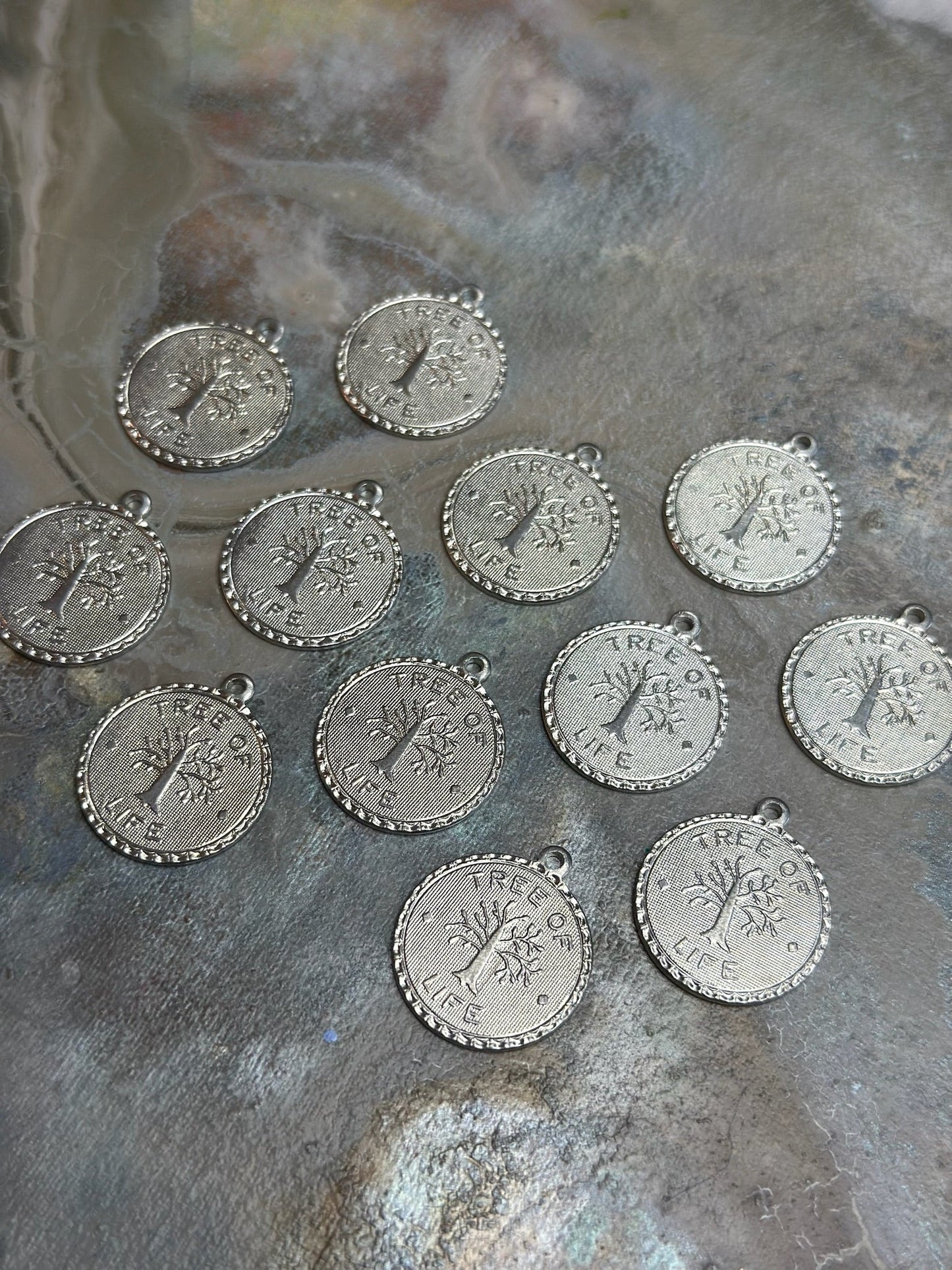 12 Pcs Tree of Life - BULK UP - Vintaj Design - 1/8/25