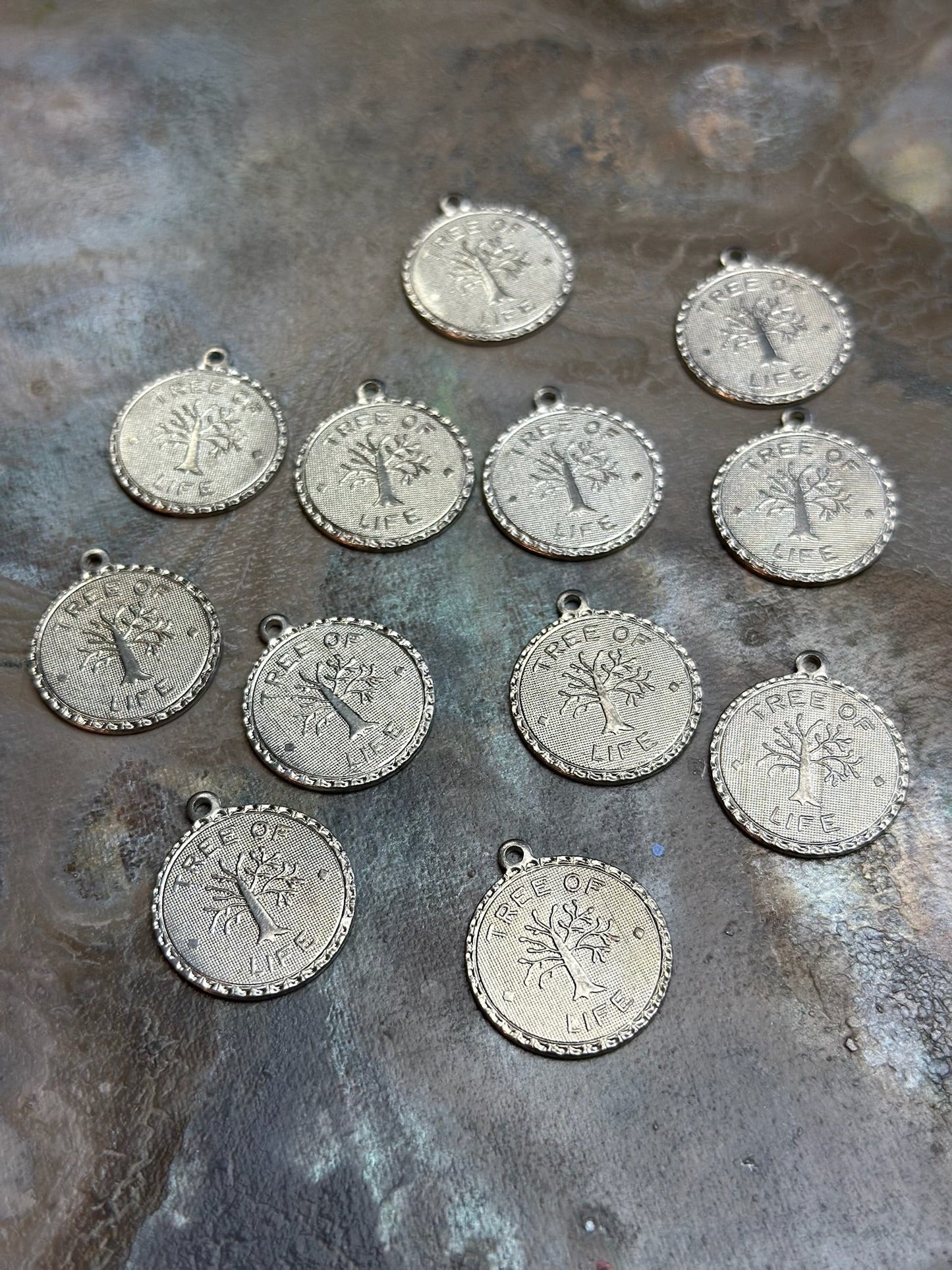 12 Pcs Tree of Life - BULK UP - Vintaj Design - 1/8/25