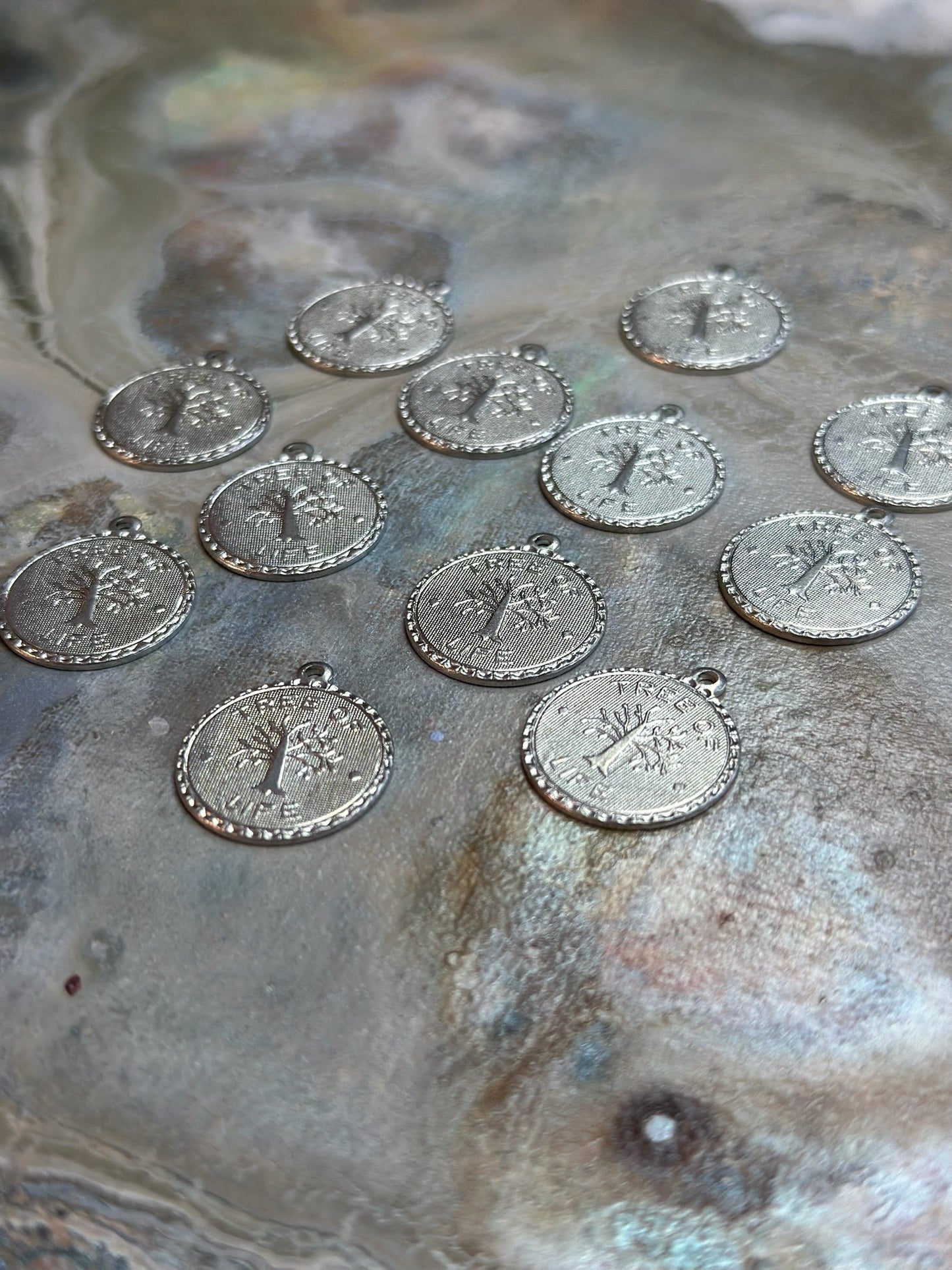 12 Pcs Tree of Life - BULK UP - Vintaj Design - 1/8/25