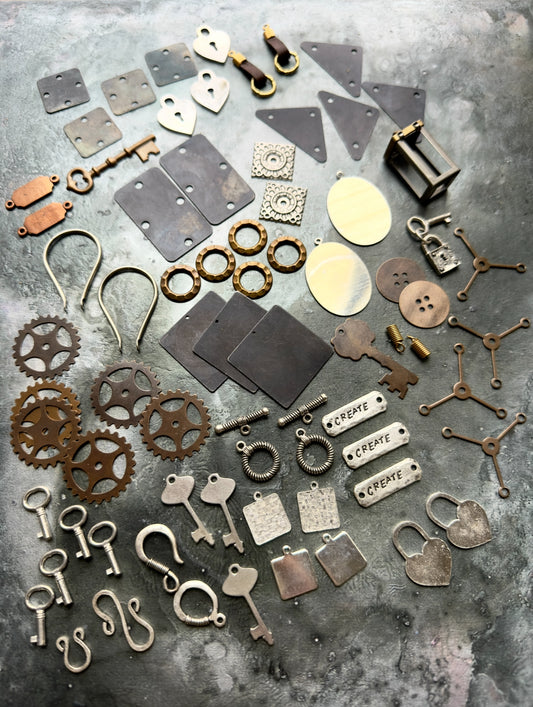 80+ pcs Steampunk Lot - Vintaj Idaho - 12/3/25