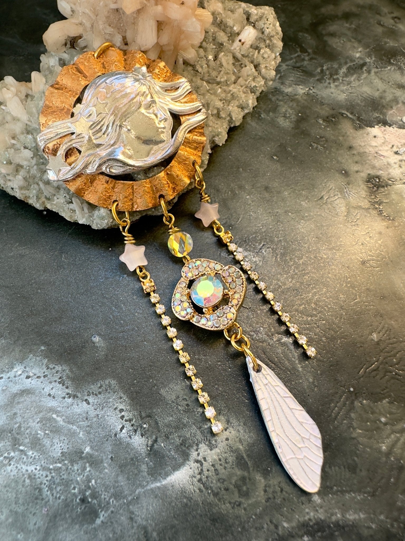 Aurora Goddess - Vintage Pendant Kit - Vintaj Idaho Design - 10/22/2025 - Vintaj Live Shop ID