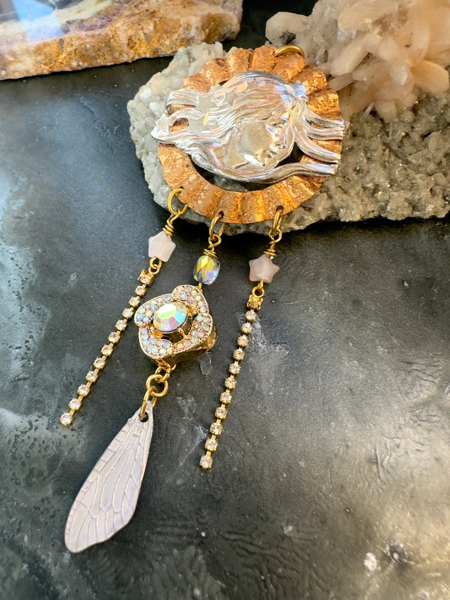 Aurora Goddess - Vintage Pendant Kit - Vintaj Idaho Design - 10/22/2025 - Vintaj Live Shop ID