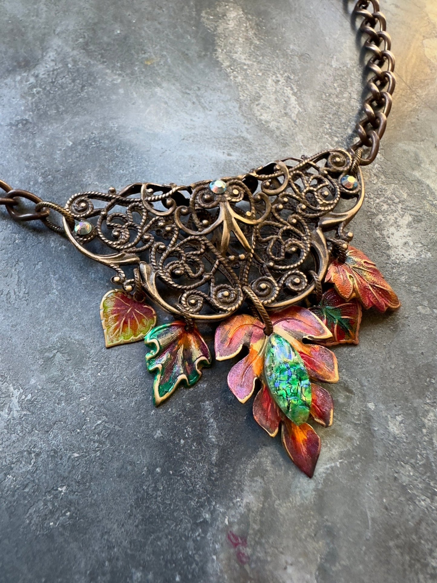 Autumn’s Lace - Necklace & Bracelet Kit - Vintaj Idaho Design - 9/24/2025 - Vintaj Live Shop ID