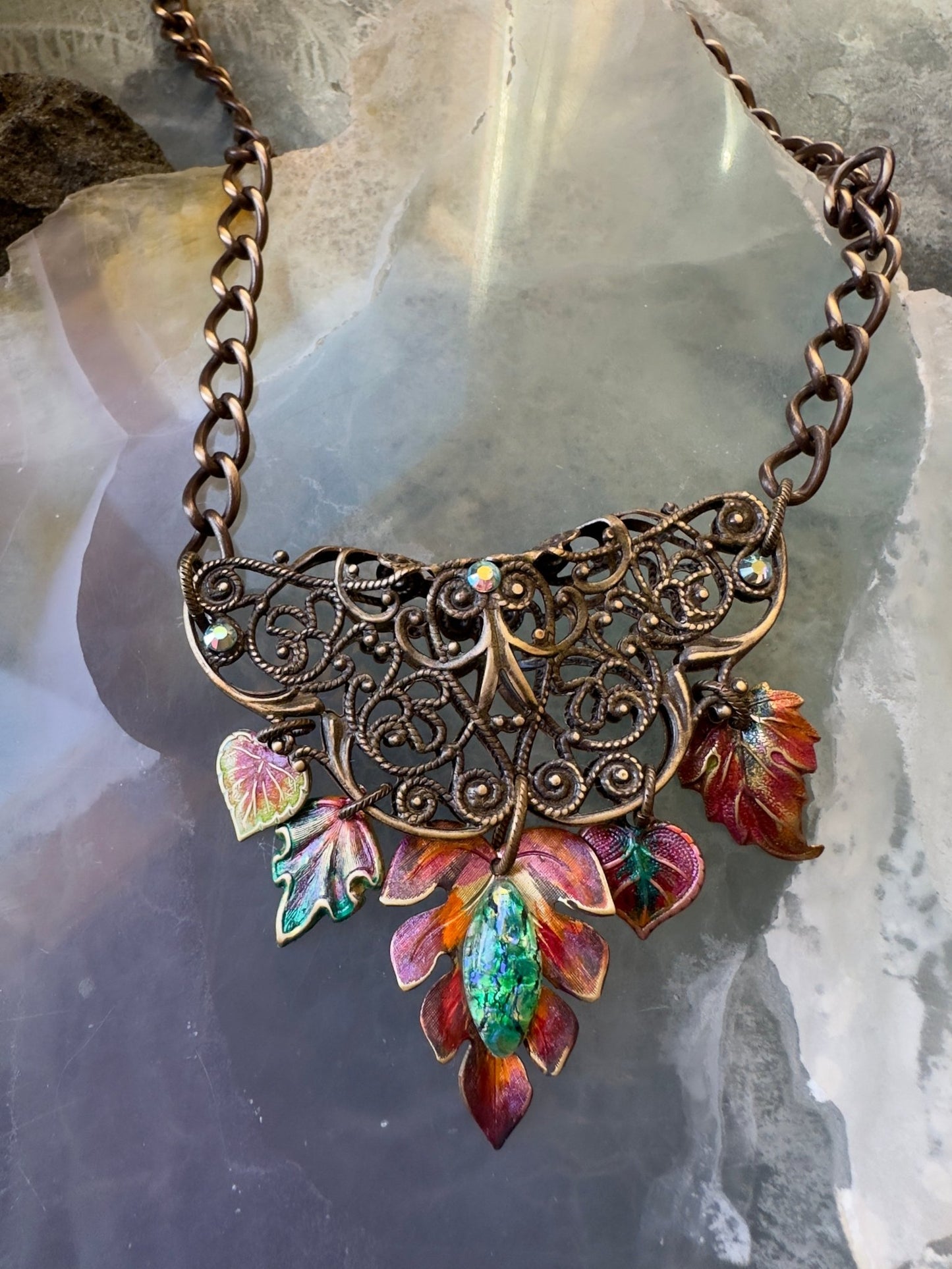 Autumn’s Lace - Necklace & Bracelet Kit - Vintaj Idaho Design - 9/24/2025 - Vintaj Live Shop ID