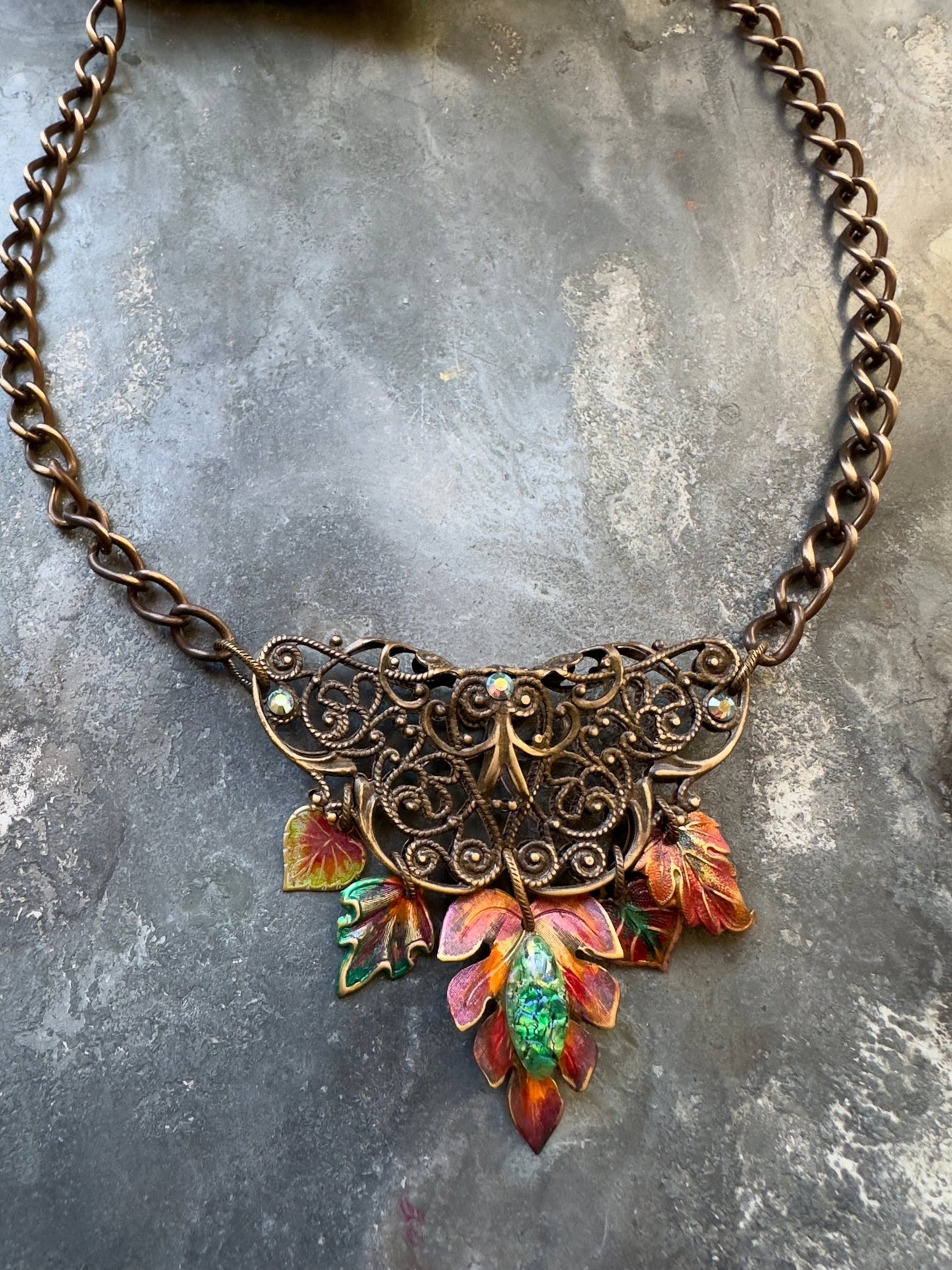 Autumn’s Lace - Necklace & Bracelet Kit - Vintaj Idaho Design - 9/24/2025 - Vintaj Live Shop ID