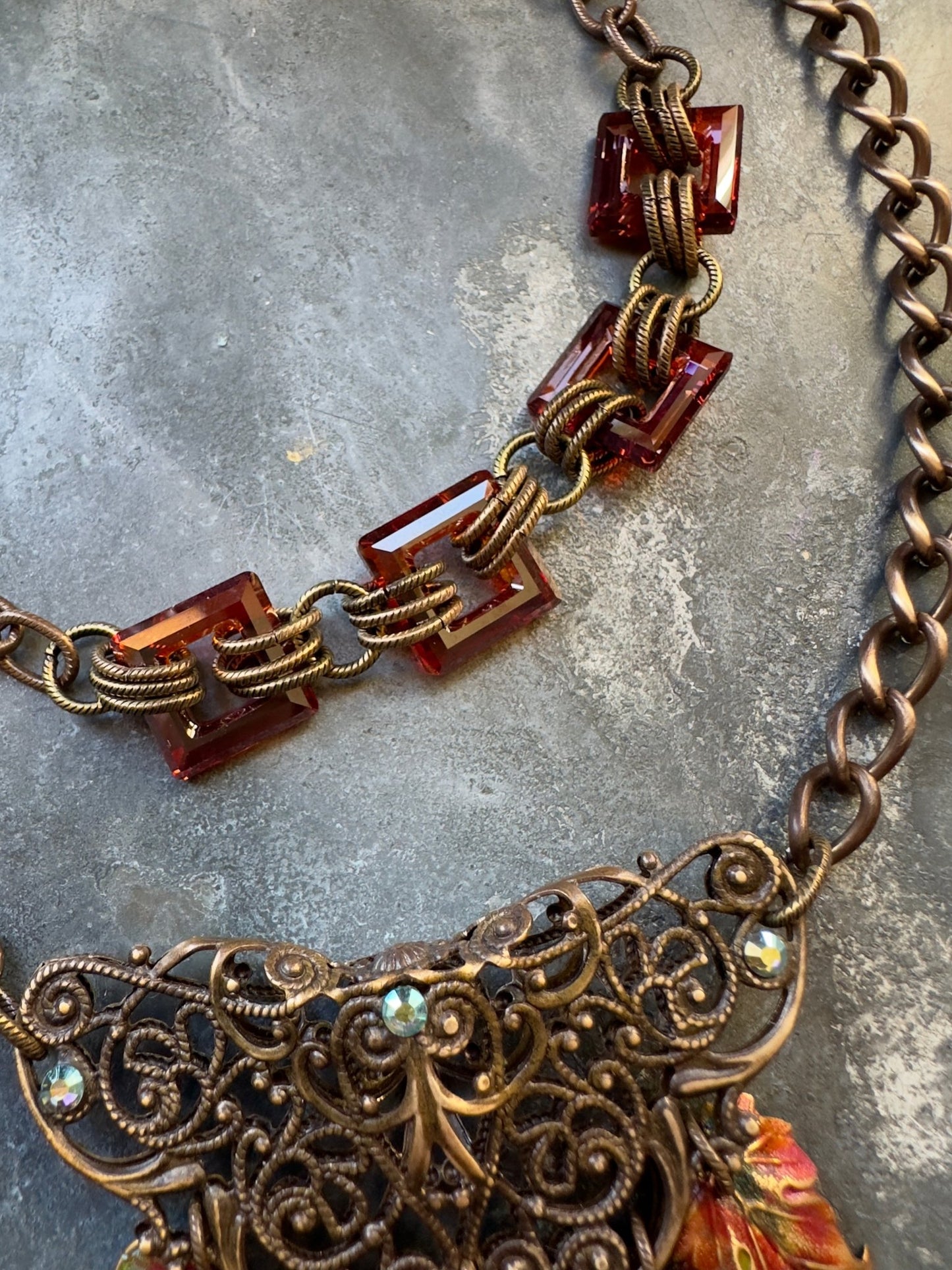 Autumn’s Lace - Necklace & Bracelet Kit - Vintaj Idaho Design - 9/24/2025 - Vintaj Live Shop ID
