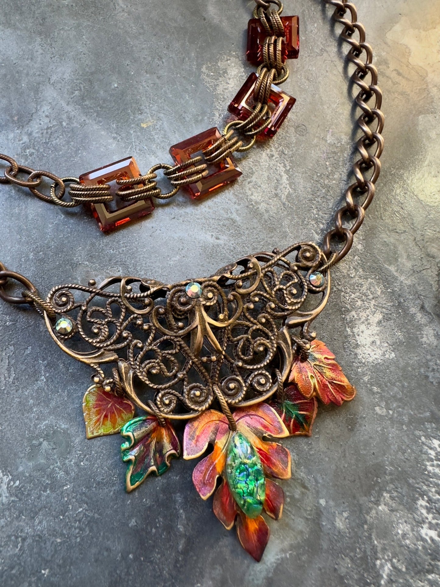 Autumn’s Lace - Necklace & Bracelet Kit - Vintaj Idaho Design - 9/24/2025 - Vintaj Live Shop ID