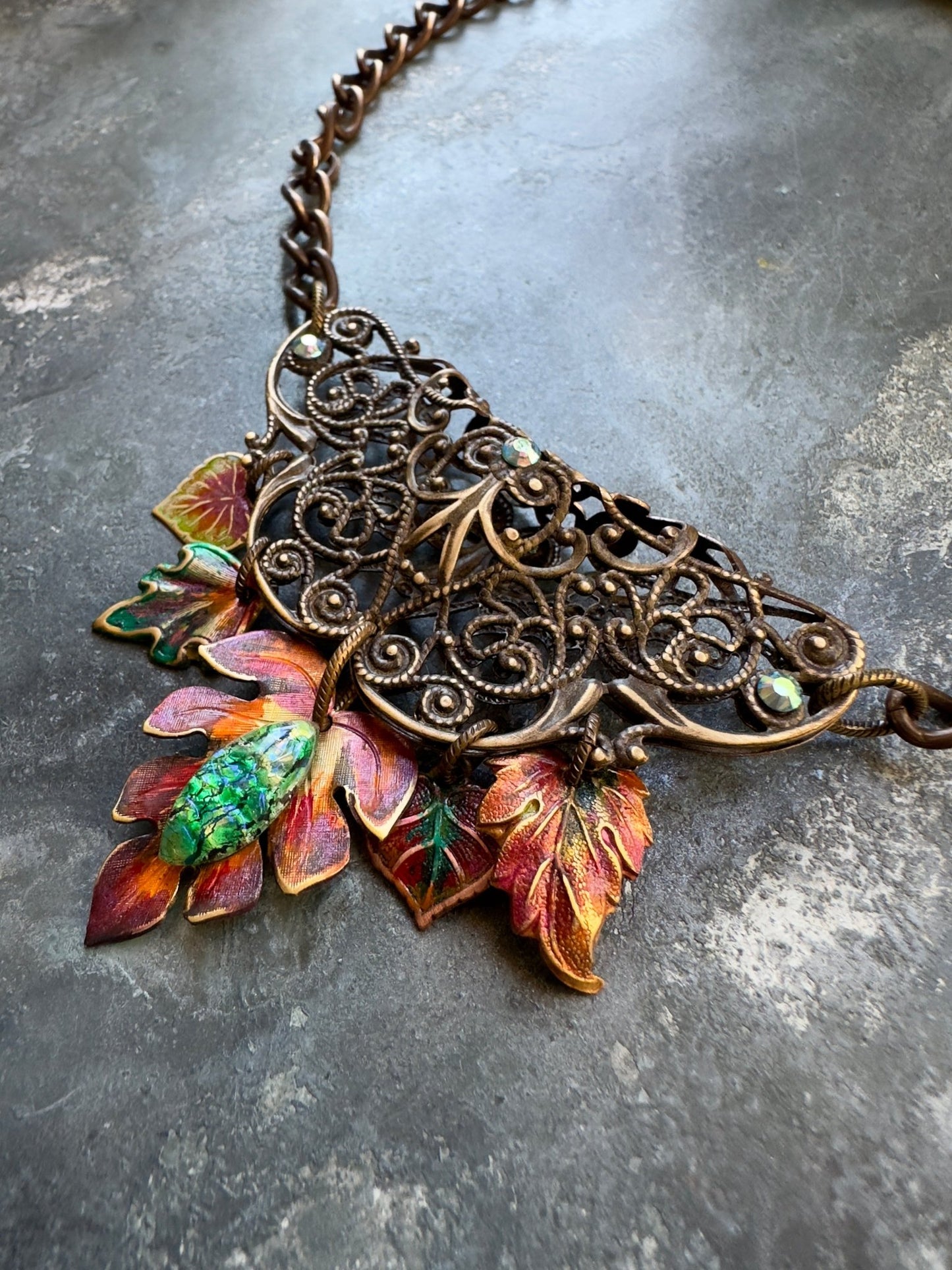 Autumn’s Lace - Necklace & Bracelet Kit - Vintaj Idaho Design - 9/24/2025 - Vintaj Live Shop ID