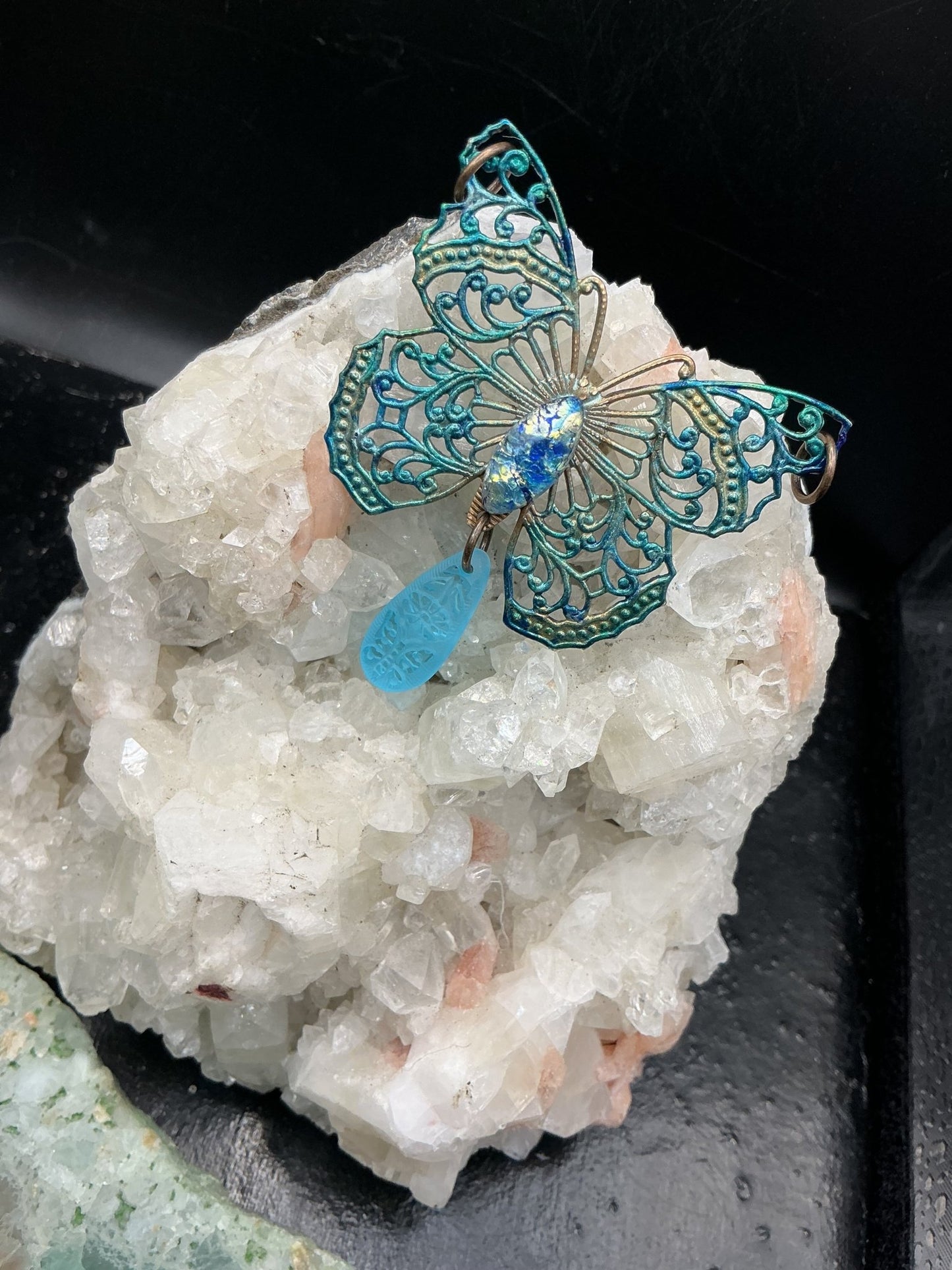 Azure Faerie Finished Pendant - VLS Idaho - 8/13/26 - Vintaj Live Shop ID